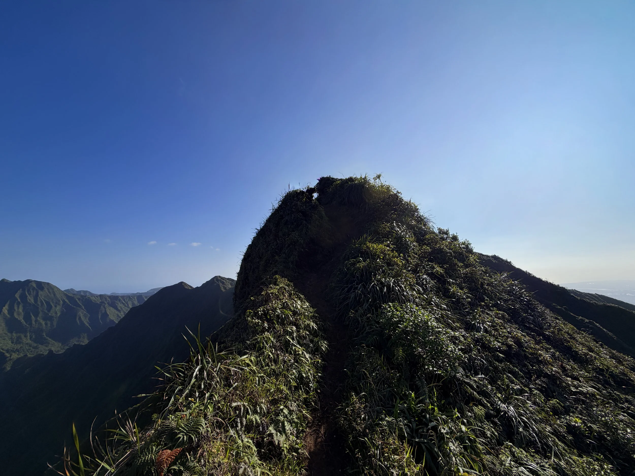 Stairway to Heaven to Moanalua Middle Ridge Koolau Summit Trail Oahu Hawaii