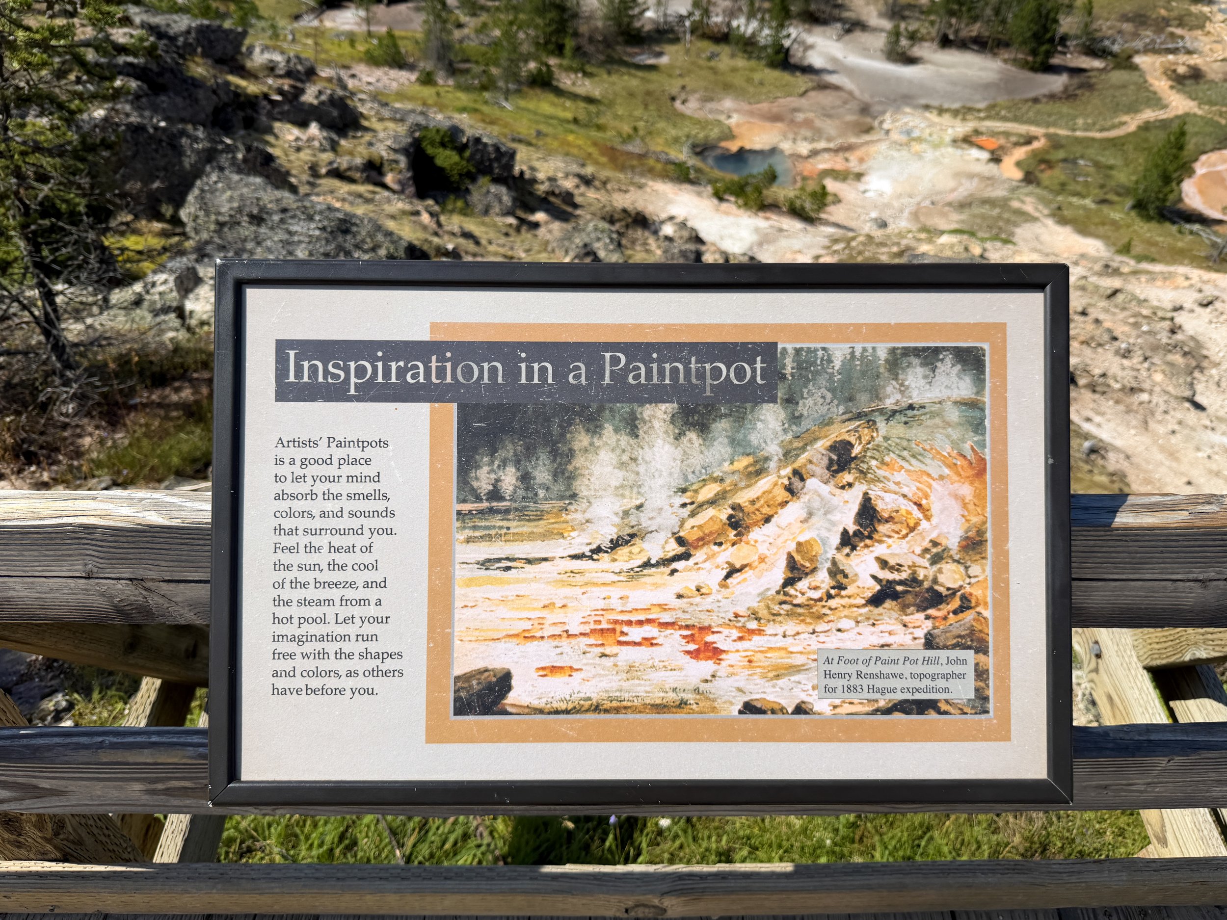 Artists Paintpots Trail Yellowstone National Park Wyoming