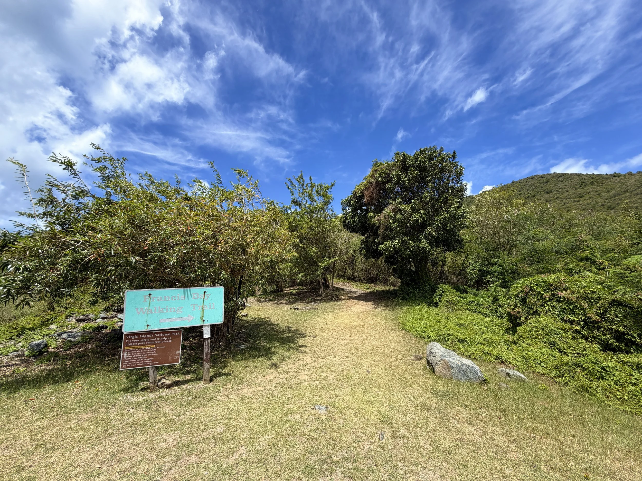 Francis Bay Trailhead Virgin Islands National Park