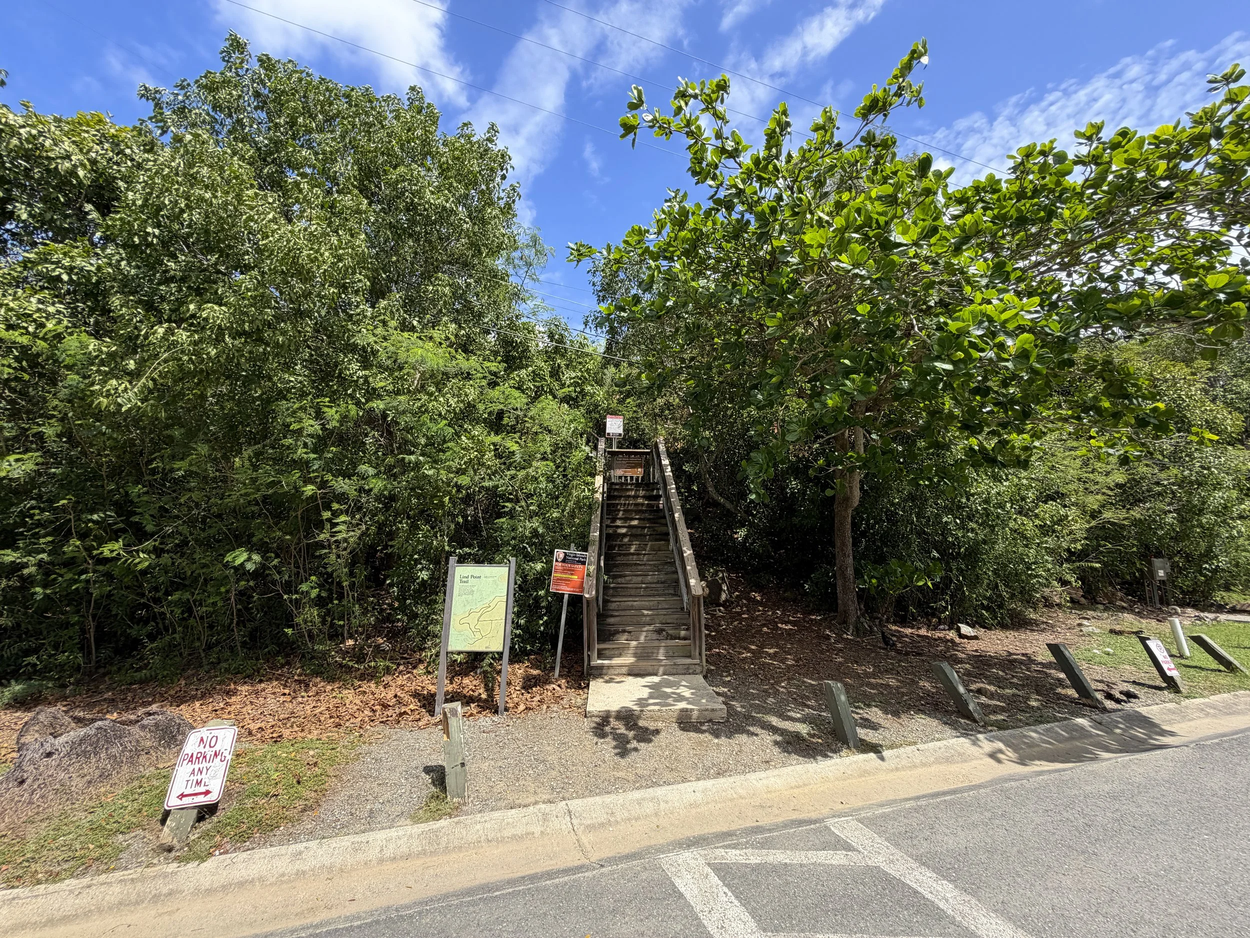 Lind Point Trailhead Virgin Islands National Park