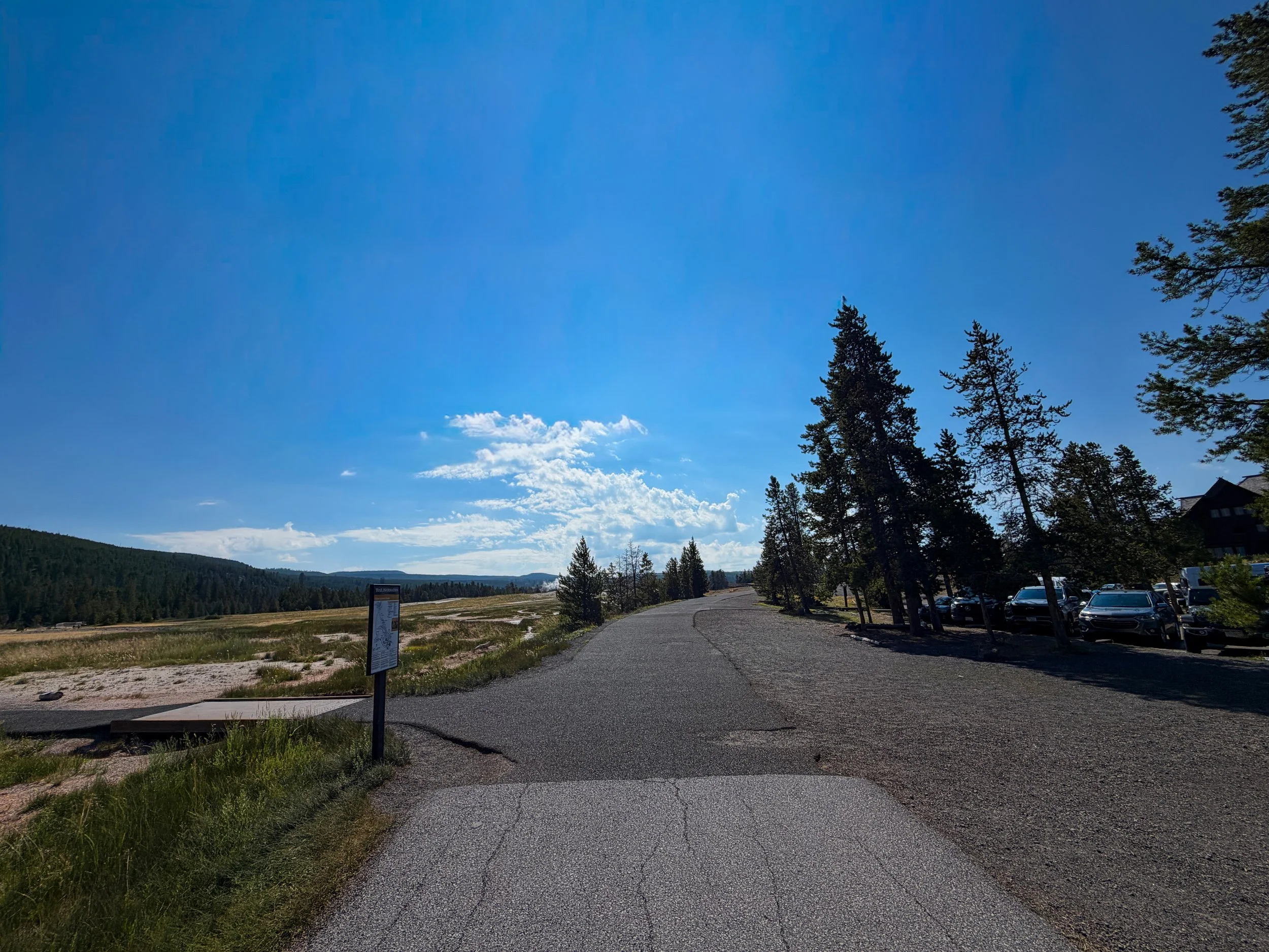 Upper Geyser Basin Trail Yellowstone National Park Wyoming