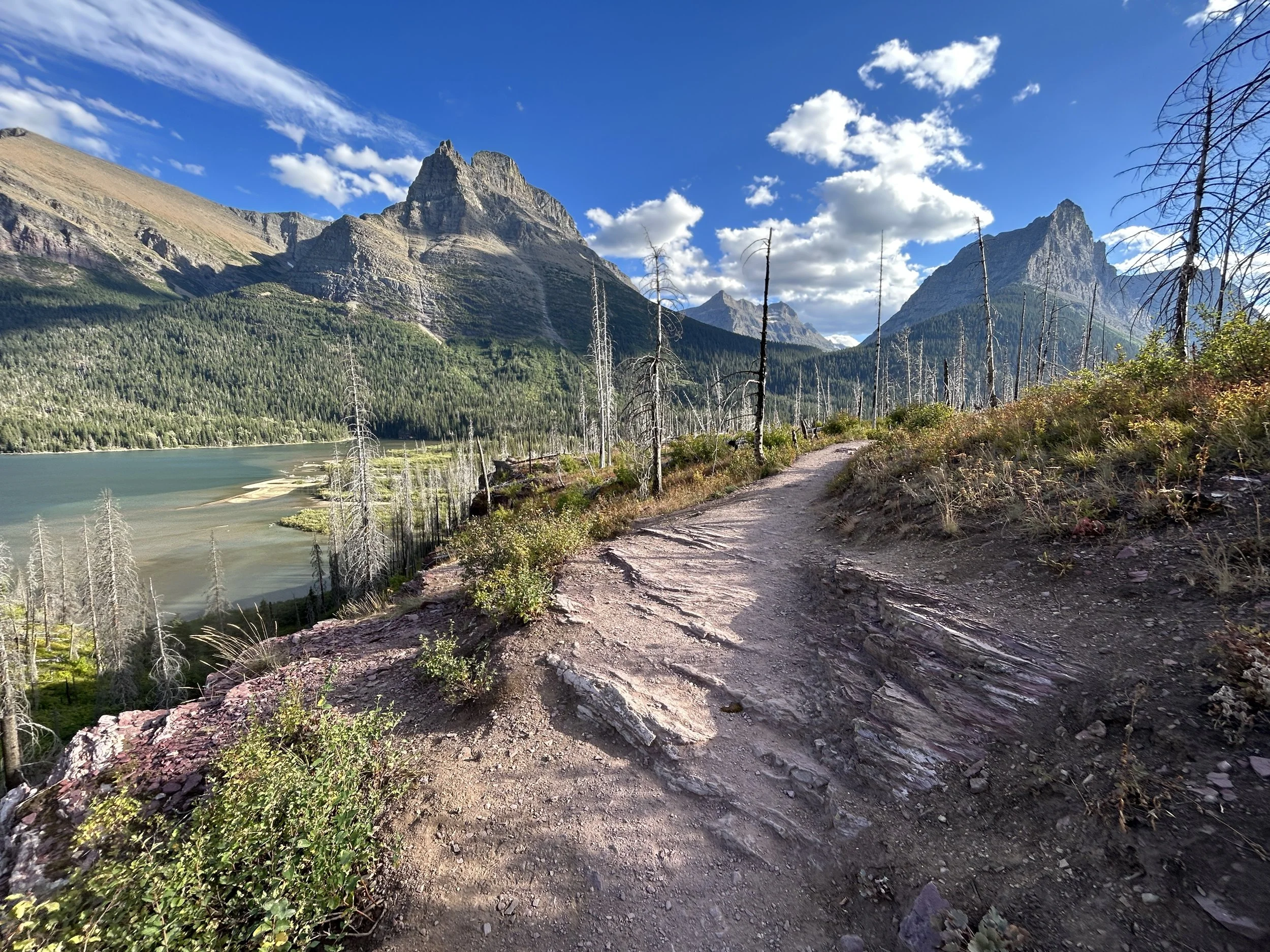 Hiking the St. Mary & Virginia Falls Trail in Glacier National Park ...