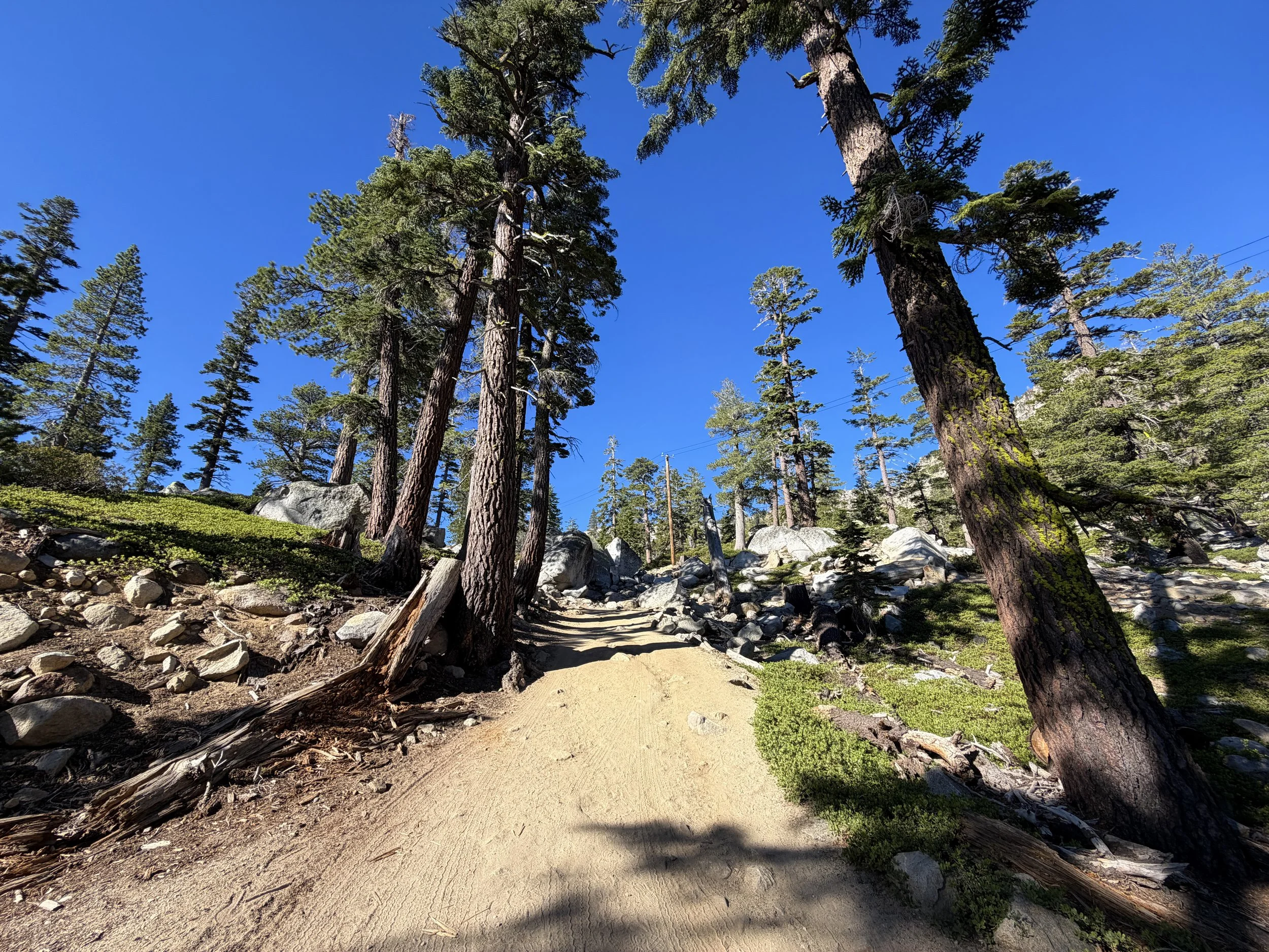 Angora Lakes Trail Lake Tahoe California