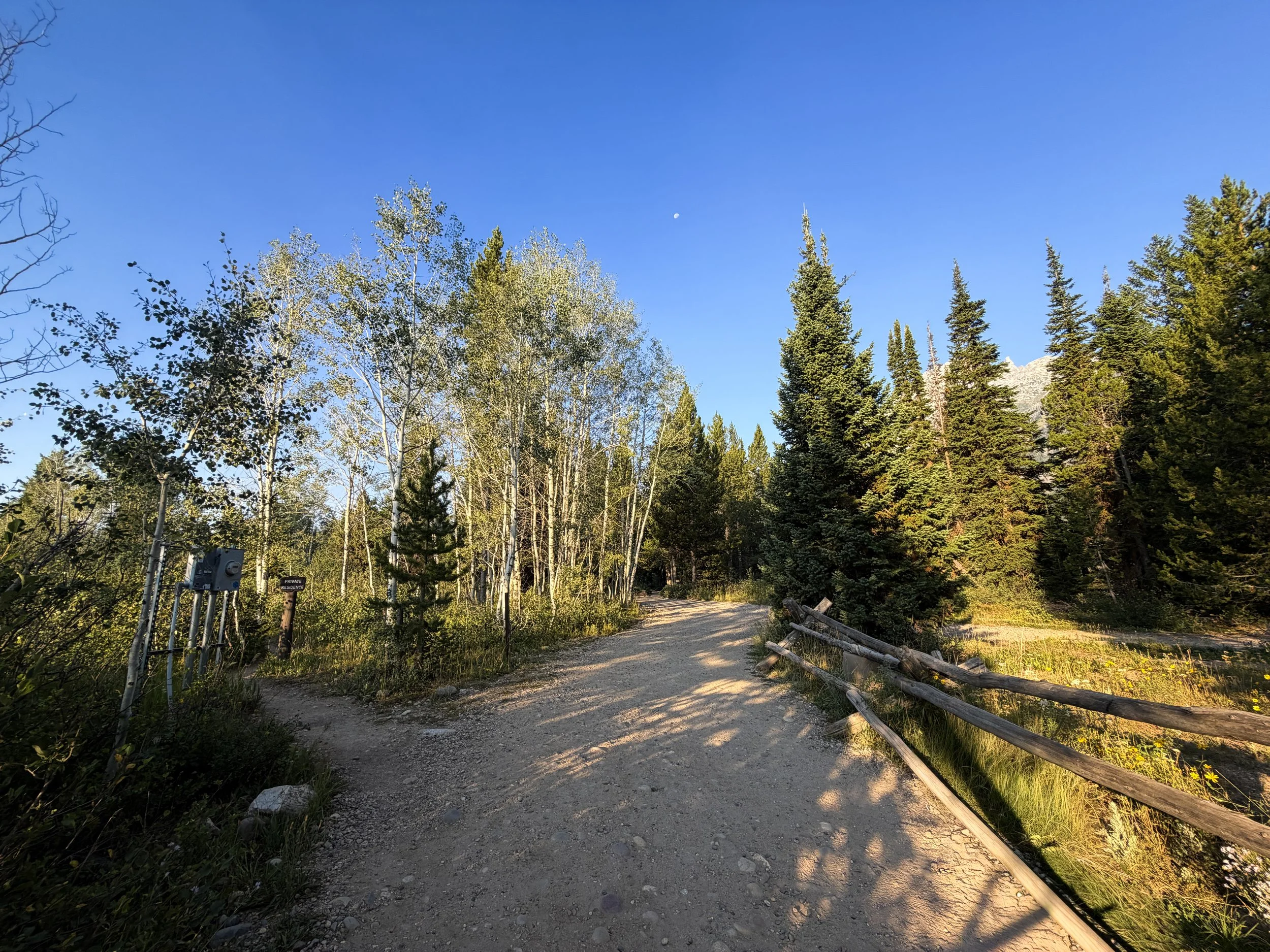 Hidden Falls Trail Grand Teton National Park Wyoming