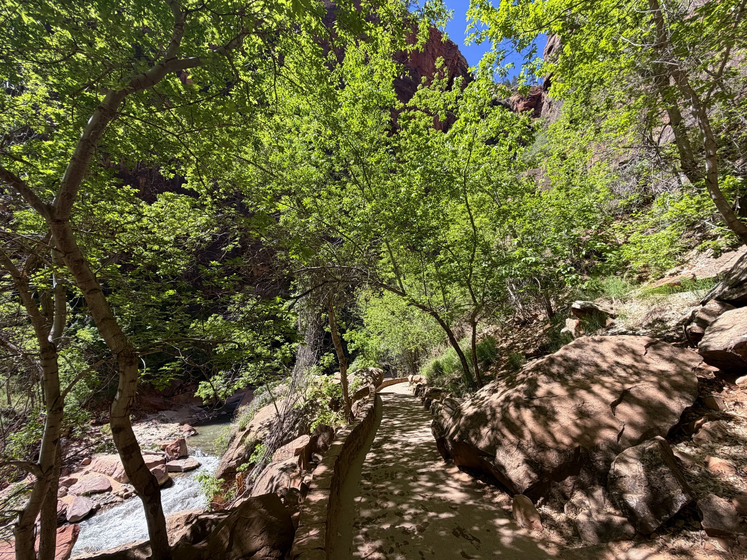 Riverside Walk Zion National Park Utah