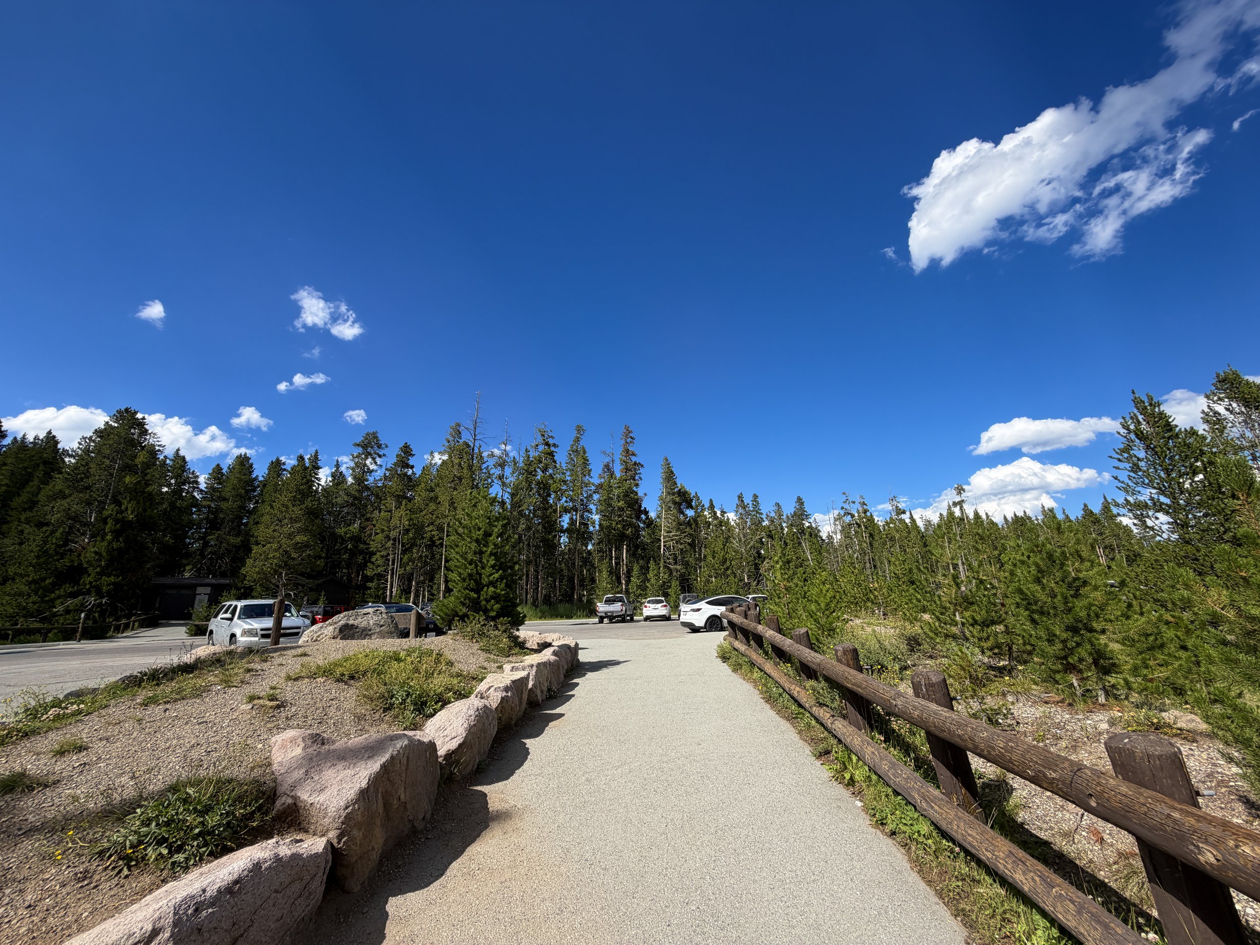 North Rim Hike Yellowstone National Park Wyoming