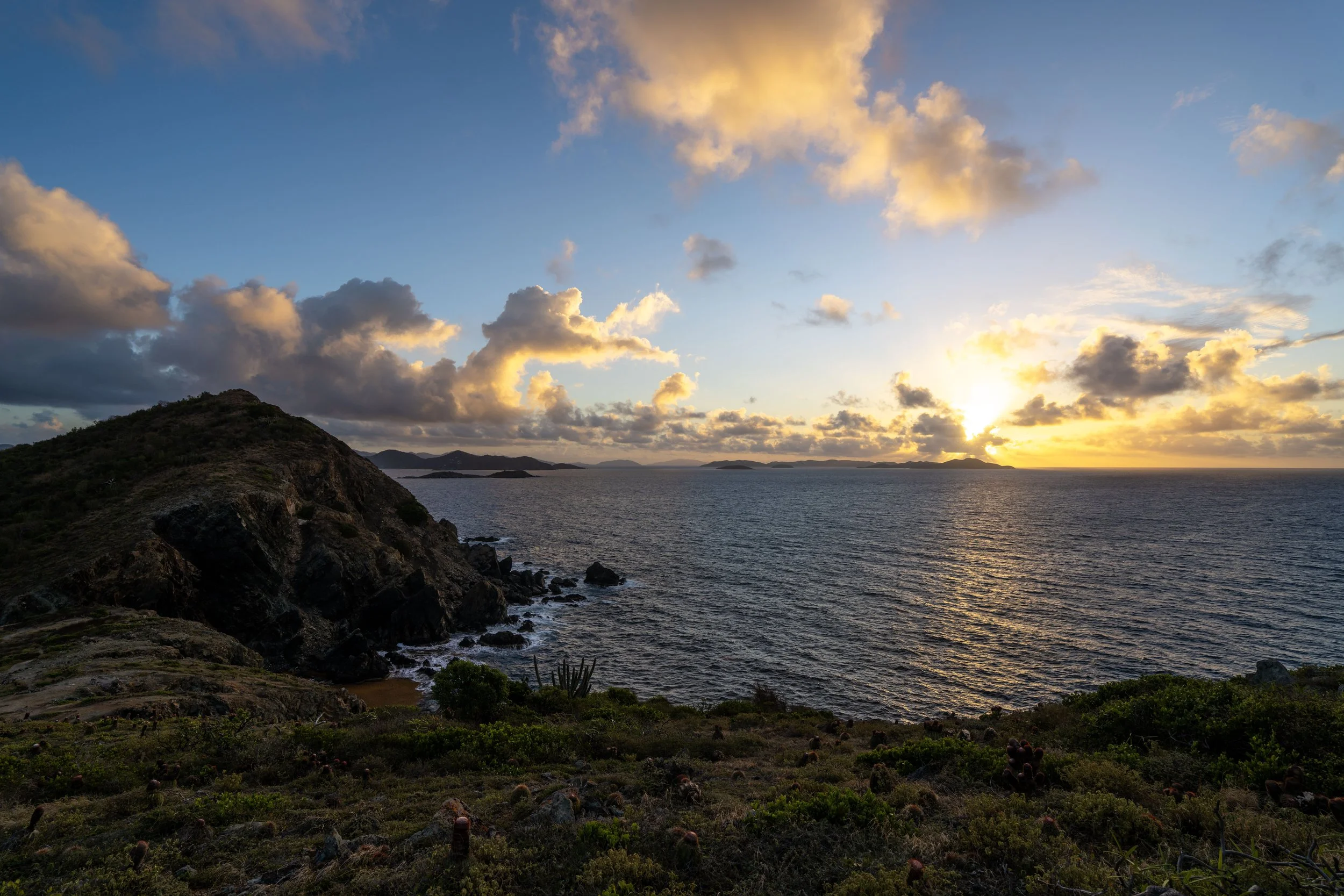 Ram Head Trail Sunrise Virgin Islands National Park