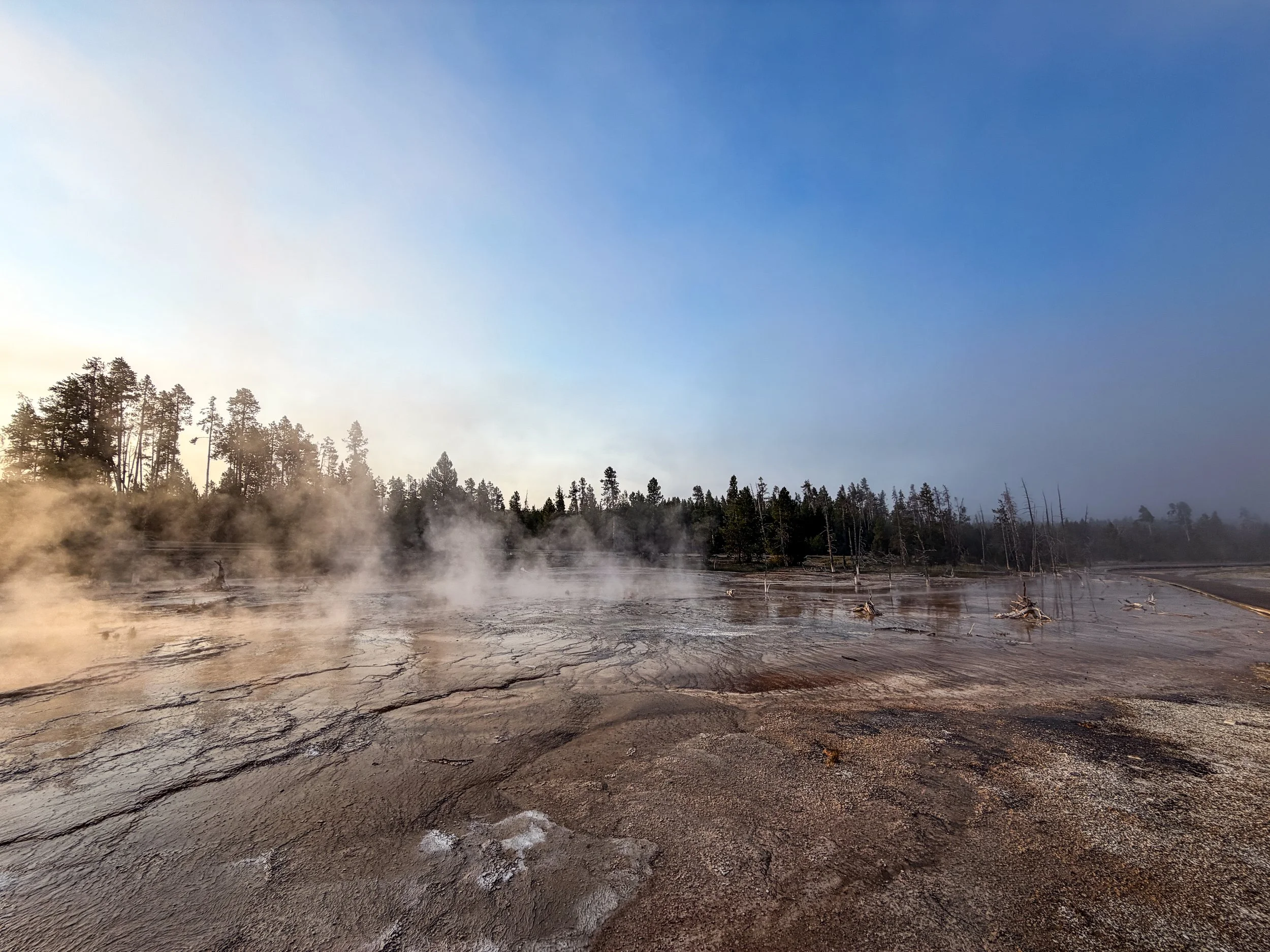 Fountain Paint Pot Trail Yellowstone National Park Wyoming