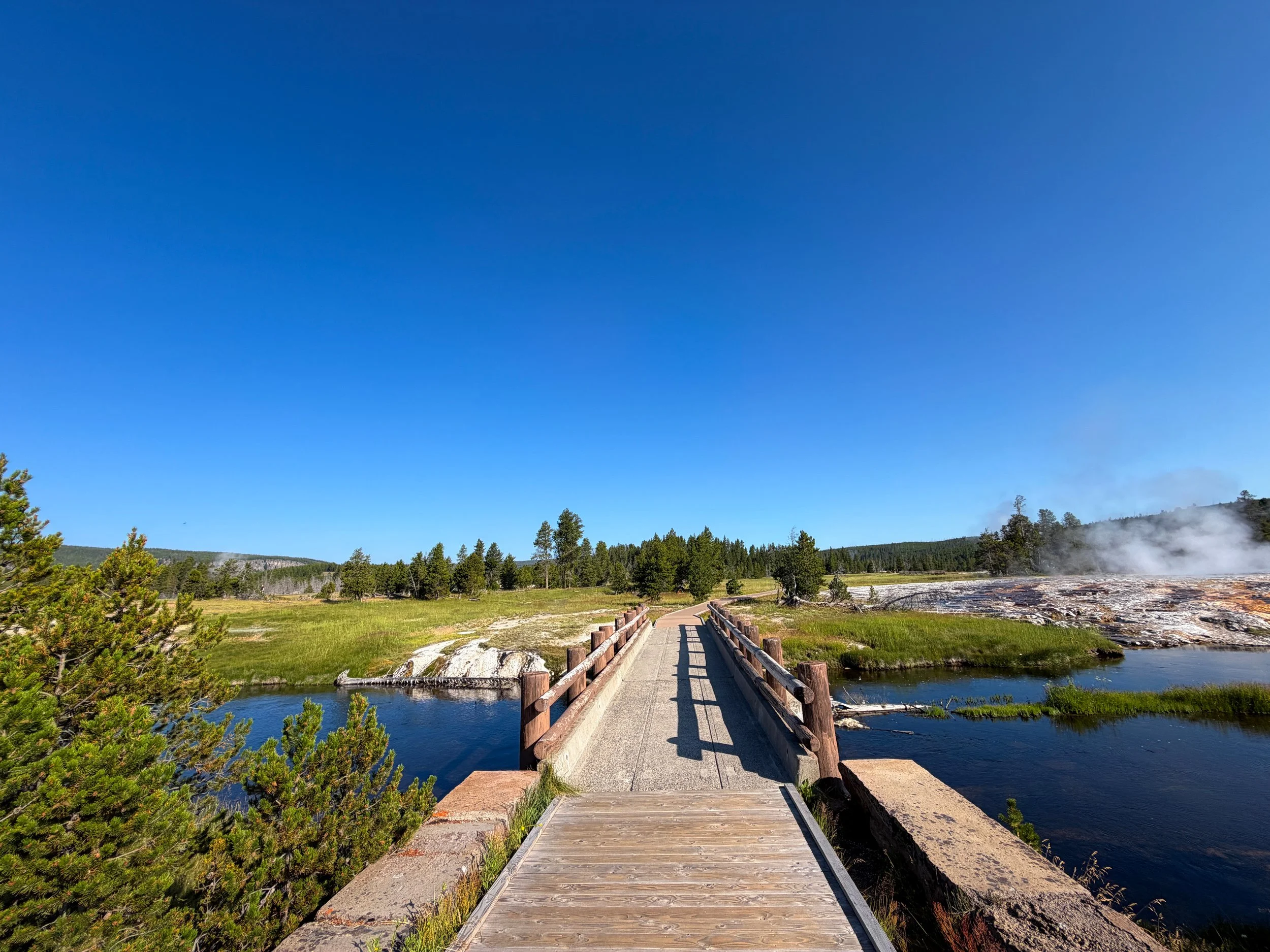 Upper Geyser Basin Hike Yellowstone National Park Wyoming