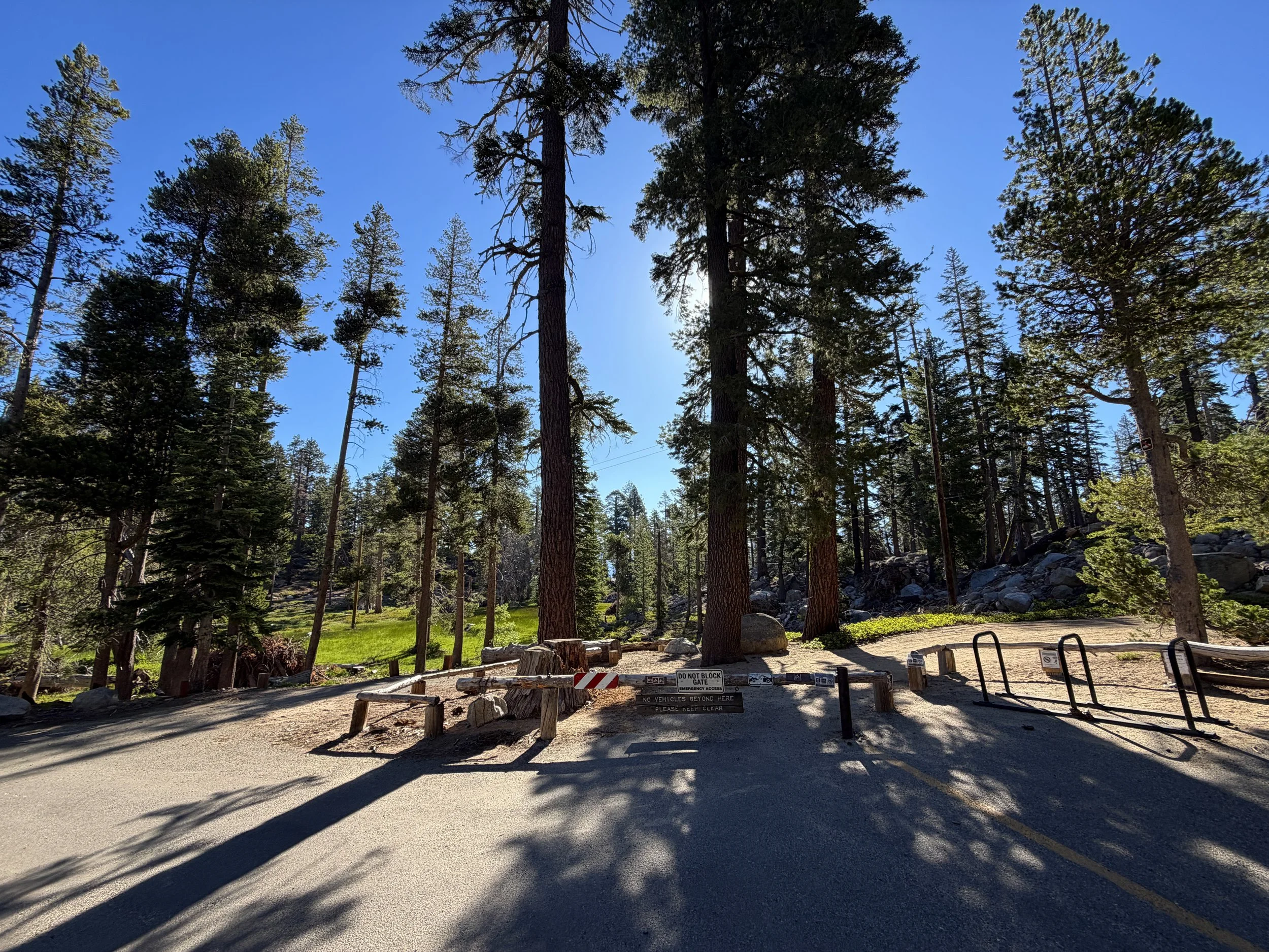 Angora Lakes Trailhead Lake Tahoe California