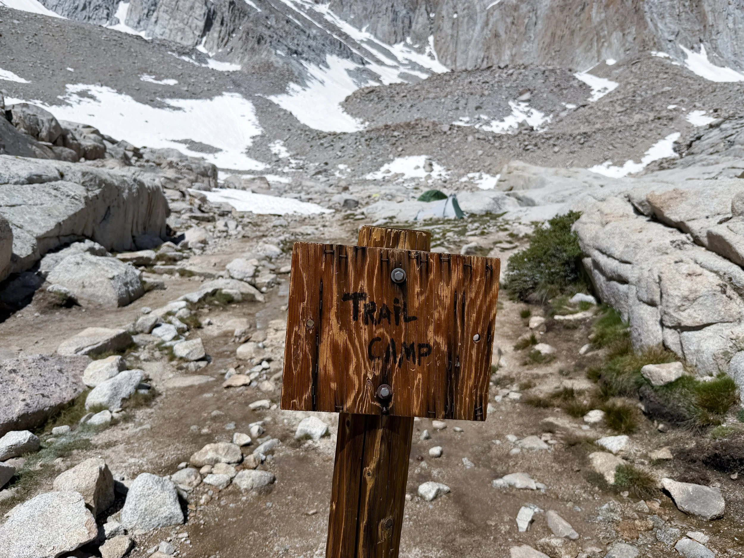 Trail Camp Mt. Whitney Trail California