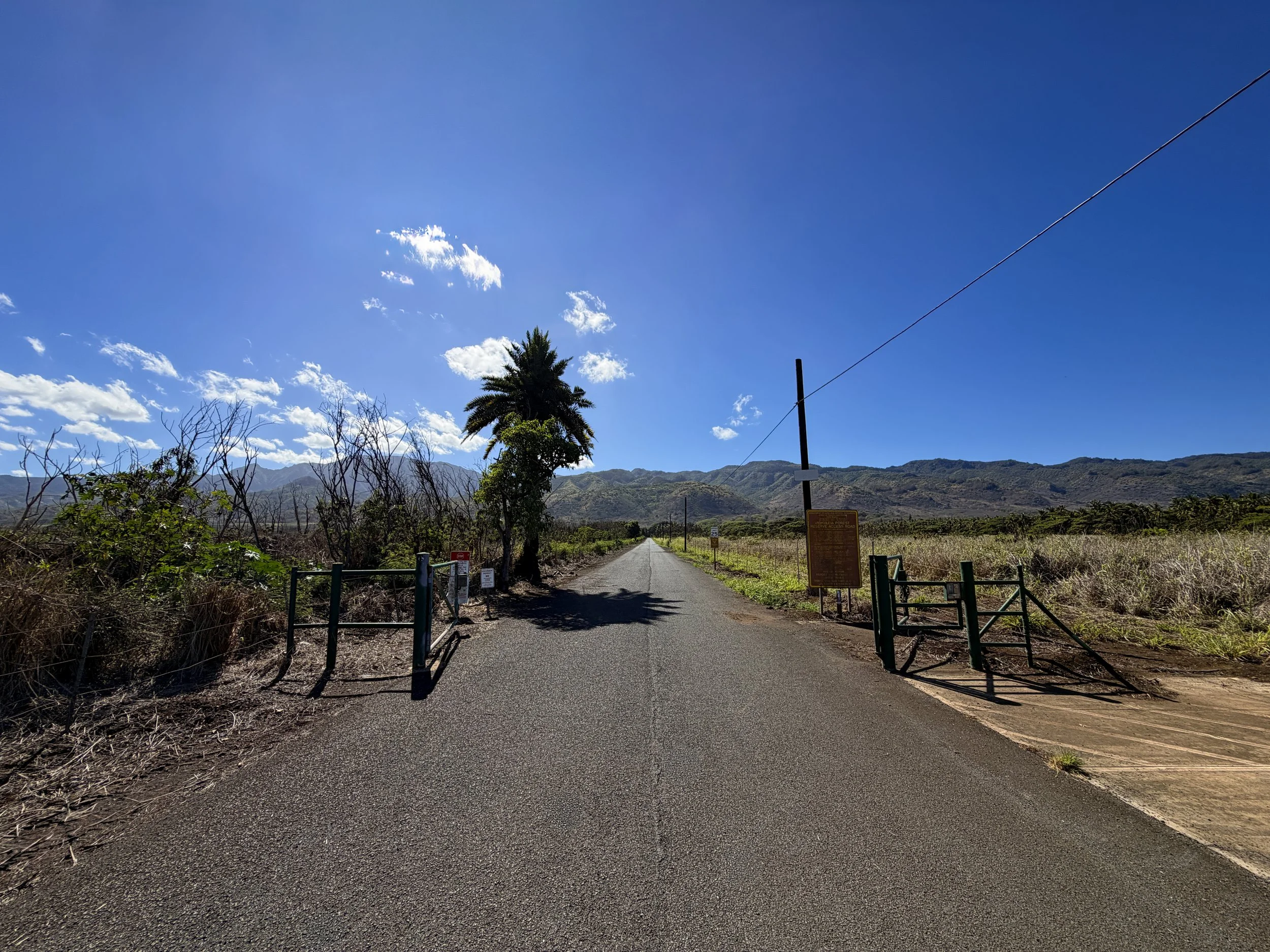 Mokuleia Forest Reserve Access Road Trail Oahu Hawaii