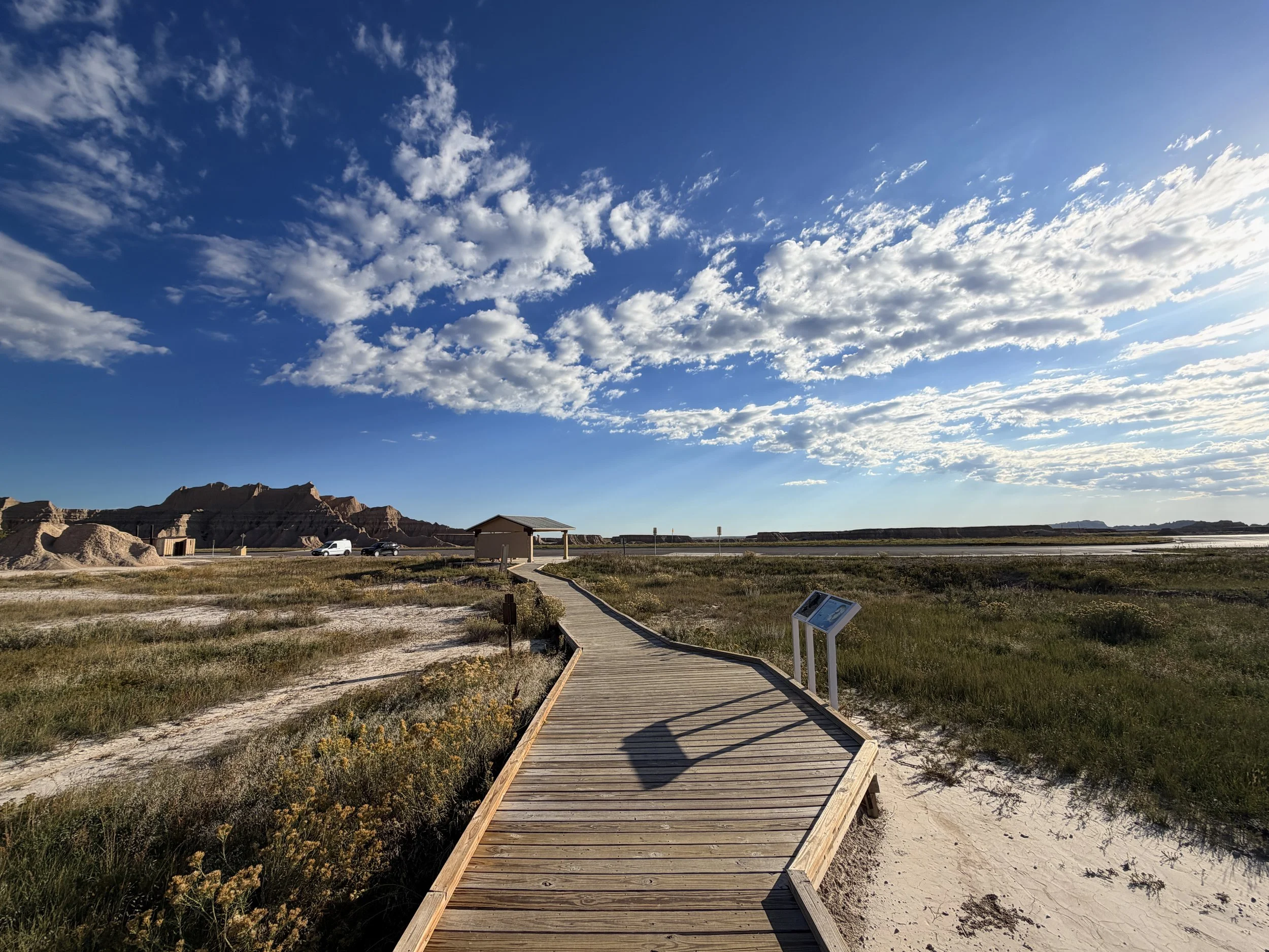Fossil Exhibit Boardwalk Trail Badlands National Park South Dakota