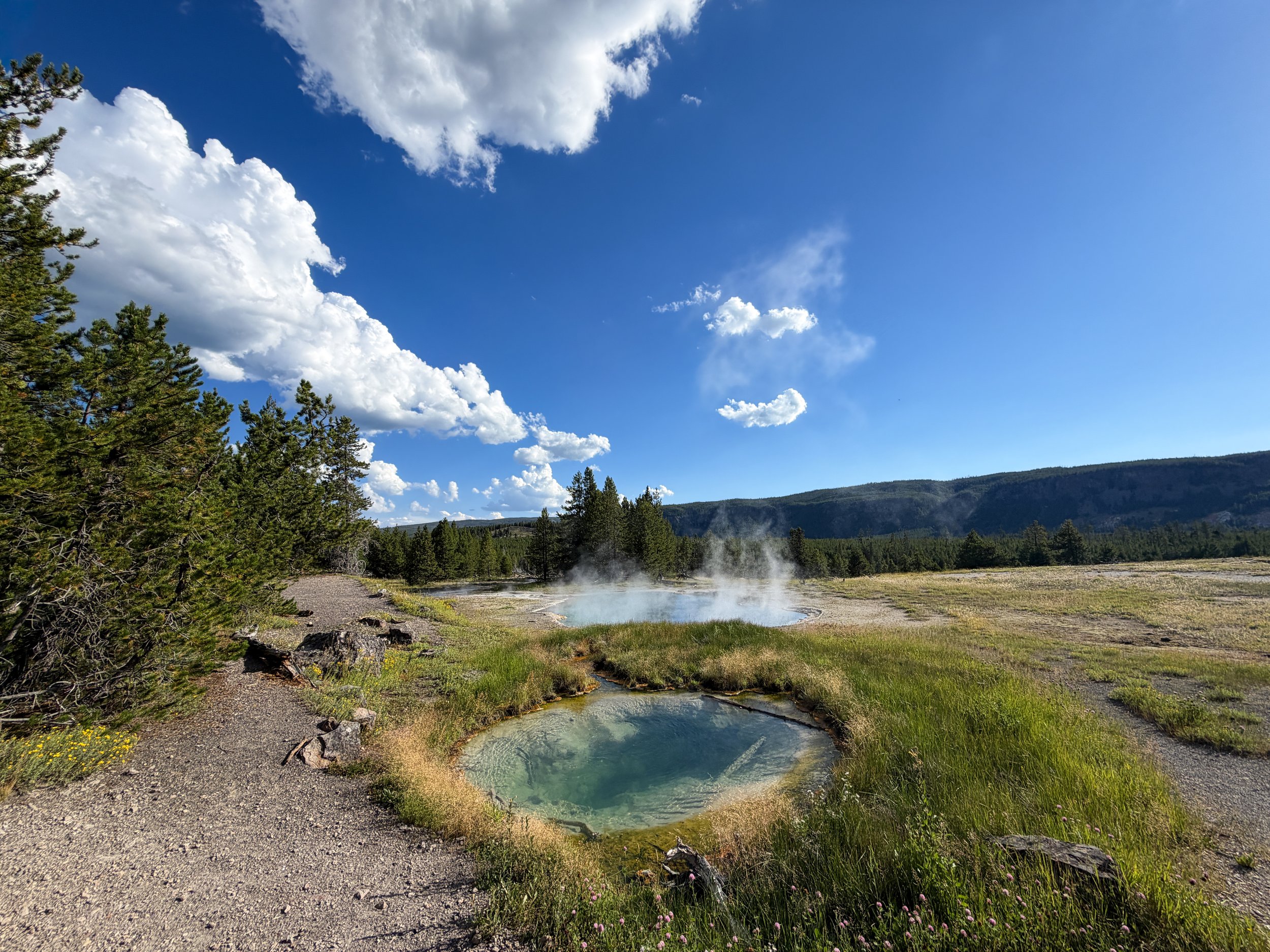 Gem Pool Artemisia Trail Yellowstone National Park Wyoming