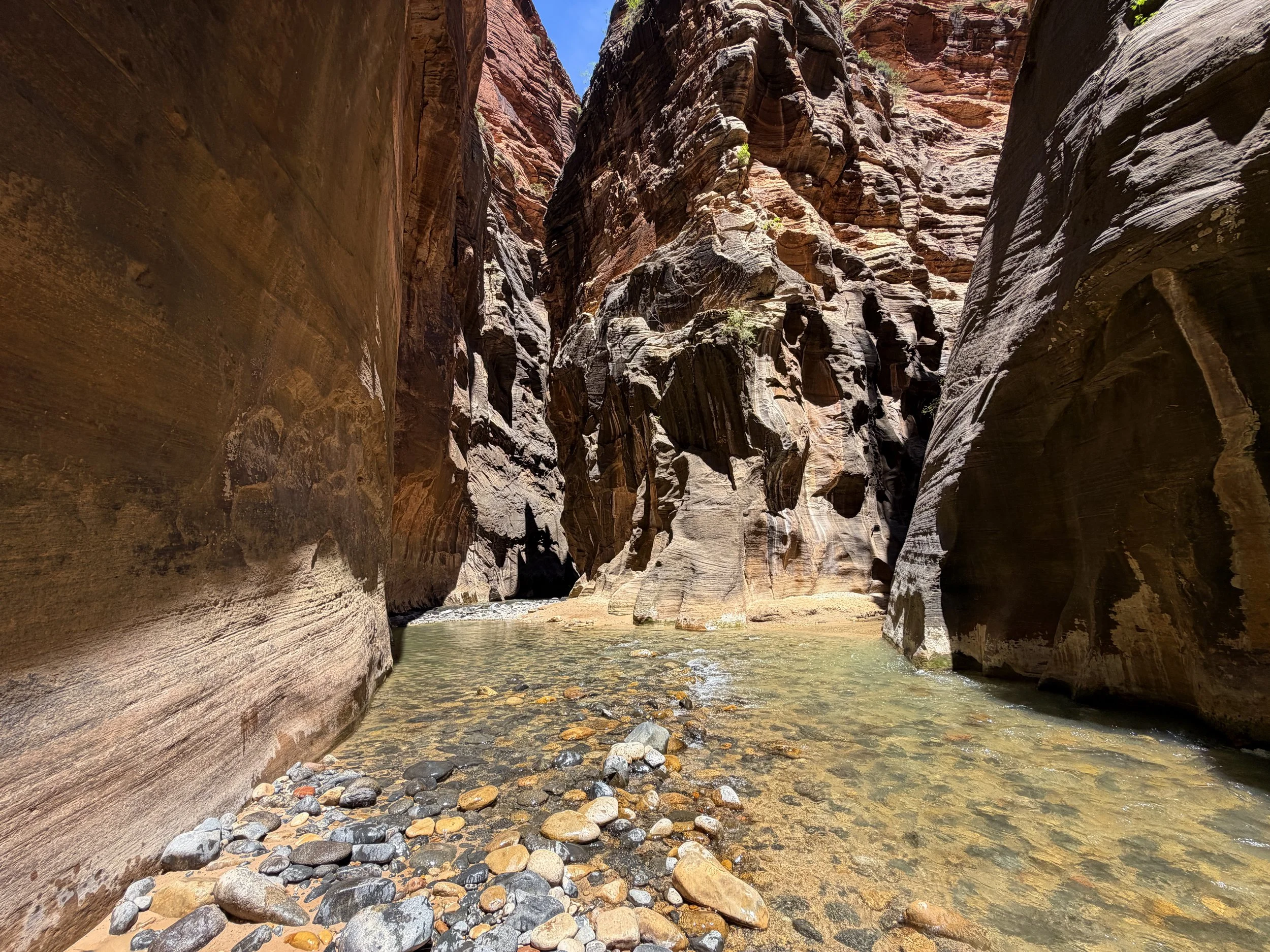 Orderville Canyon Junction Narrows Zion National Park Utah