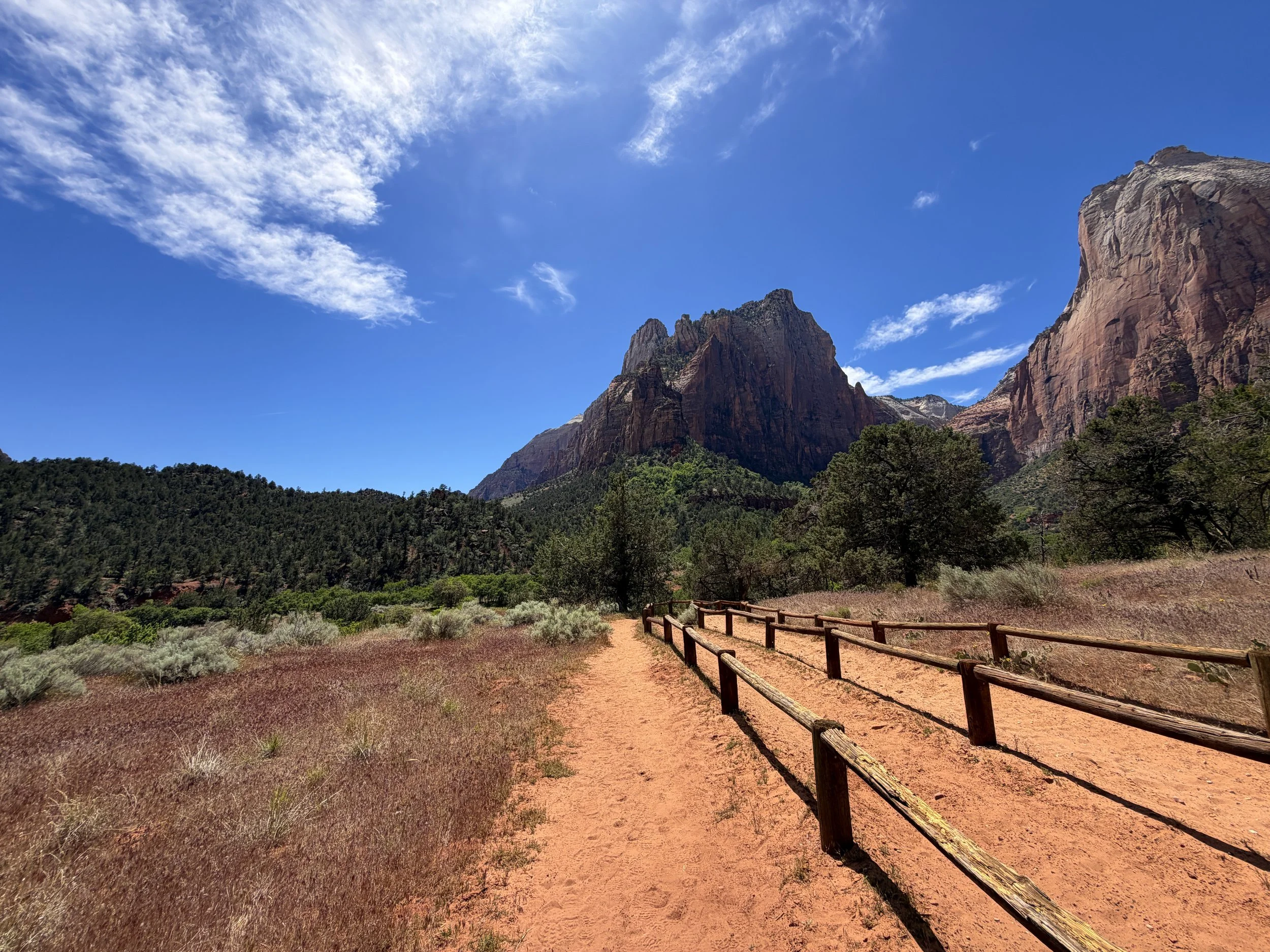 Sand Bench Trail Zion National Park Utah