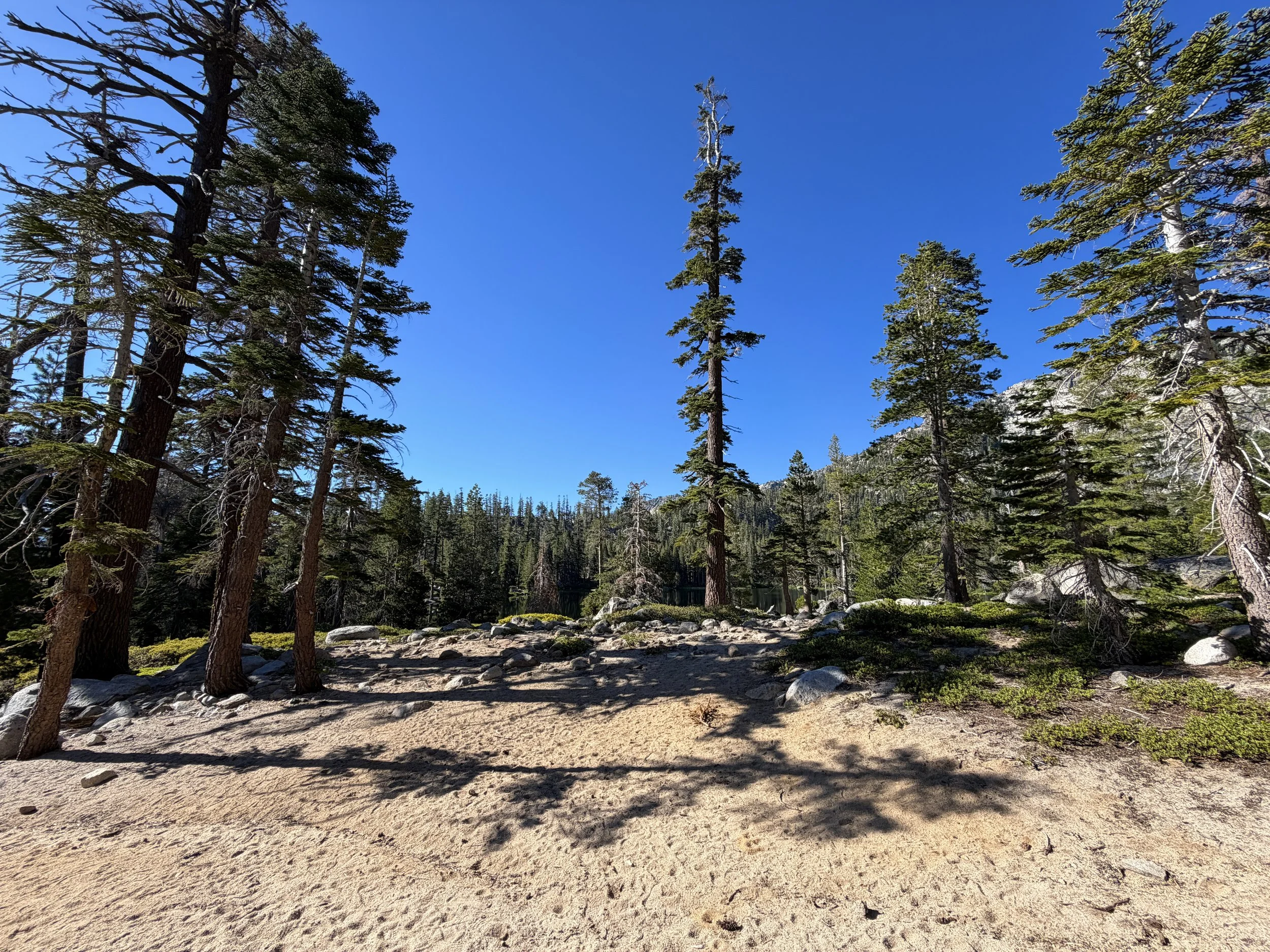 Angora Lakes Trail Lake Tahoe California