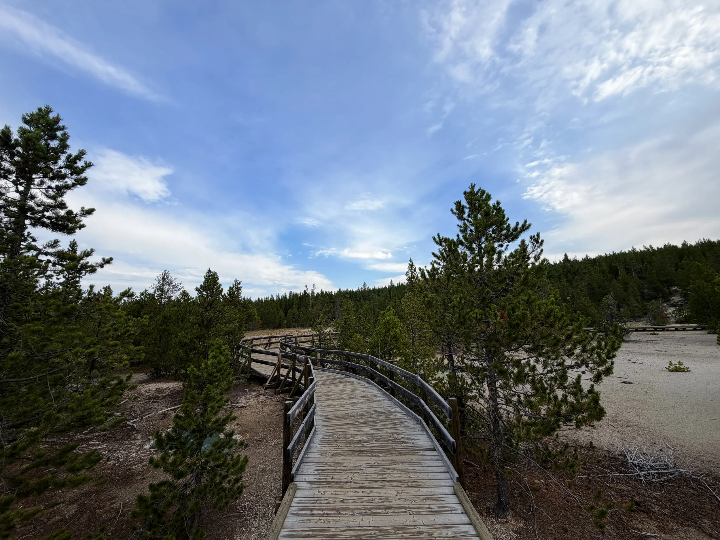 Porcelain Basin Trail Yellowstone National Park Wyoming