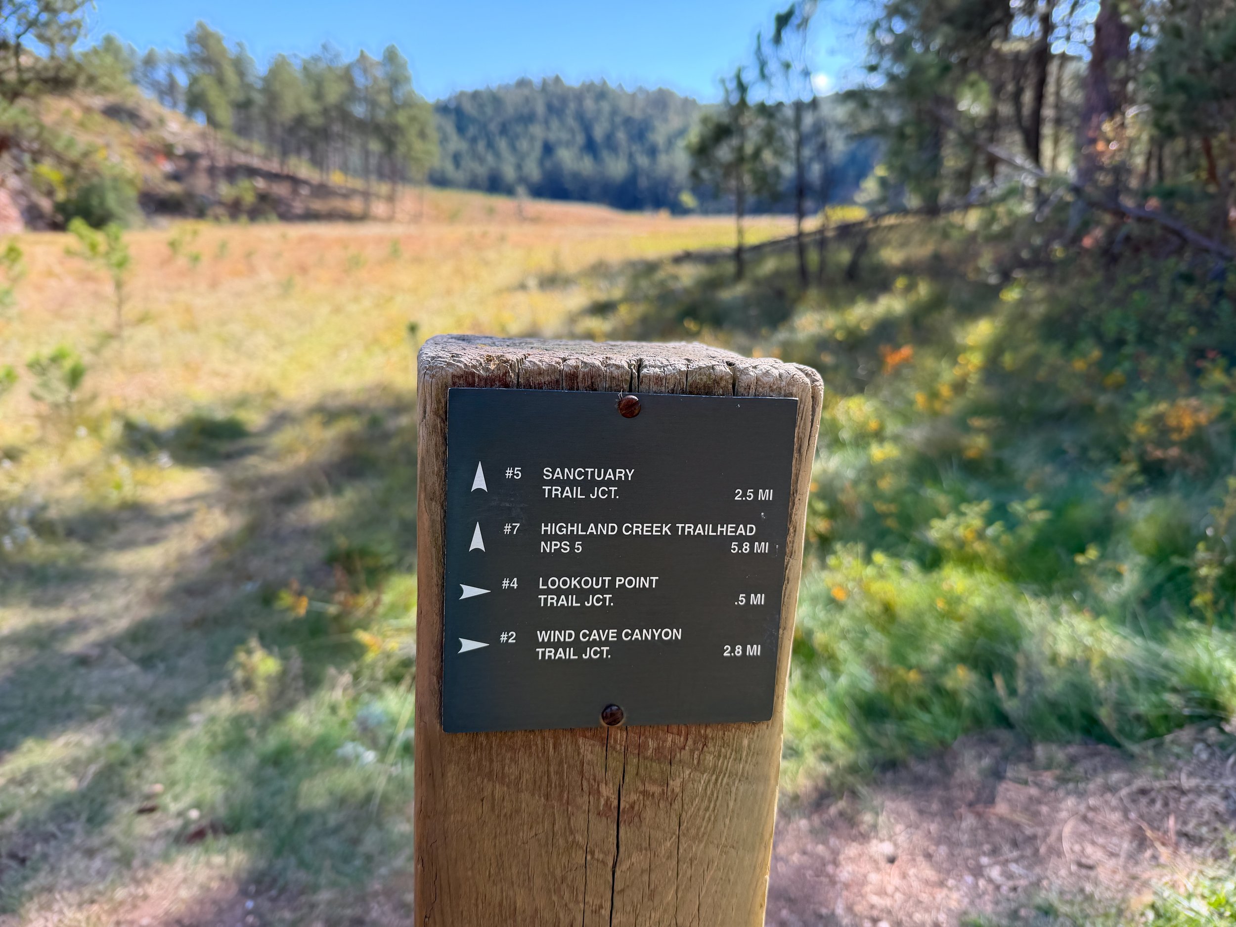 Lookout Point Loop Trail Wind Cave National Park South Dakota