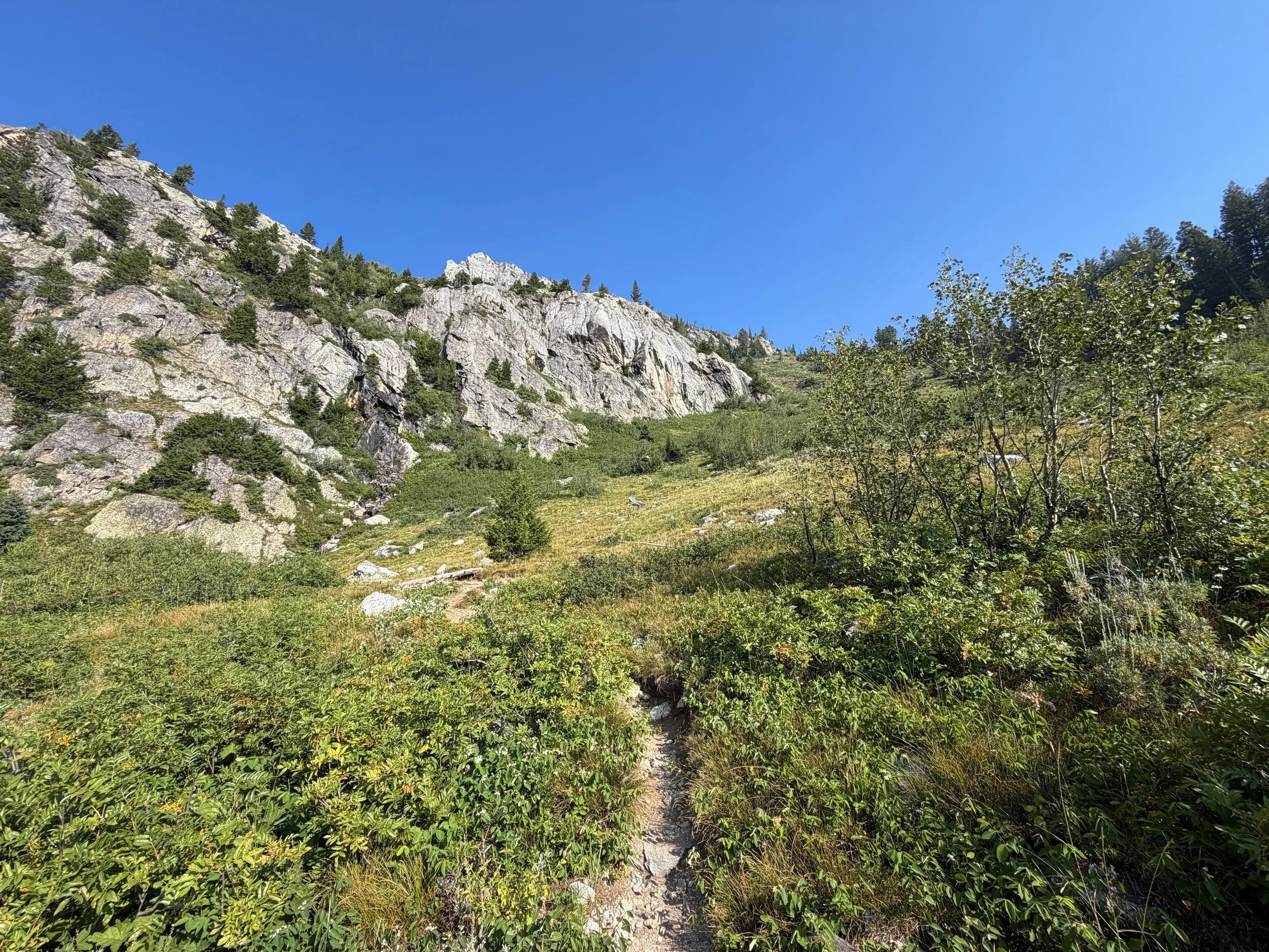 Lake of the Crags Hike Grand Teton National Park Wyoming