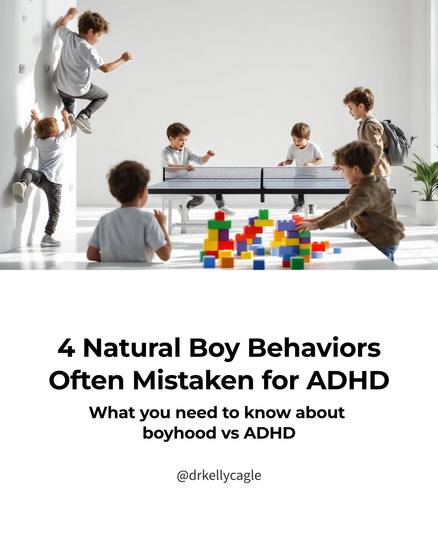 As a boy mom of 3 and an ADHD researcher, I see these 4 areas so often being misunderstood. 

In fact, I believe we&rsquo;re currently experiencing an over diagnosis AND an under diagnosis for these reasons being misunderstood&mdash; creating a bad r