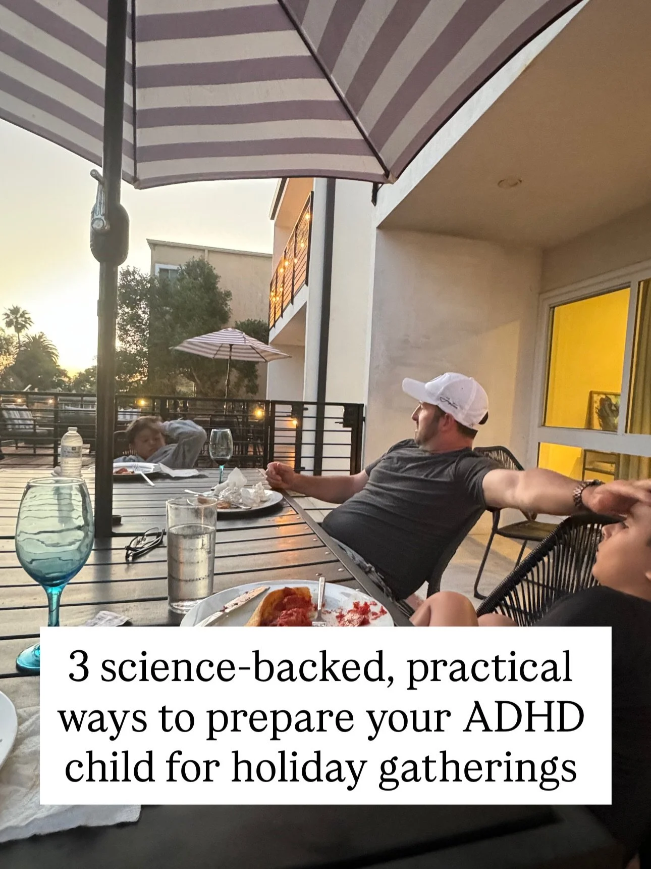 An encouragement to all moms and dads parenting ADHD babes during the holidays 🤎