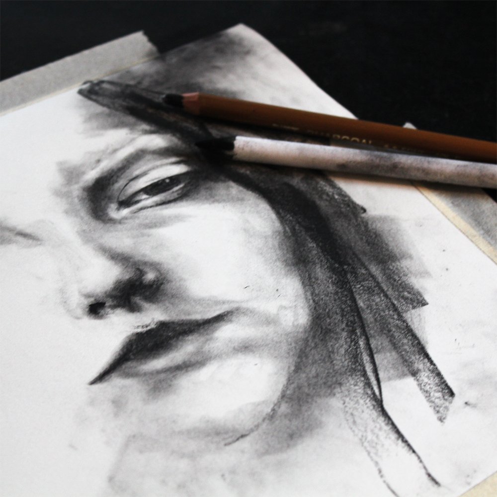 Lady Portrait : Pencil Sketch Drawing – Meghnaunni.com-saigonsouth.com.vn