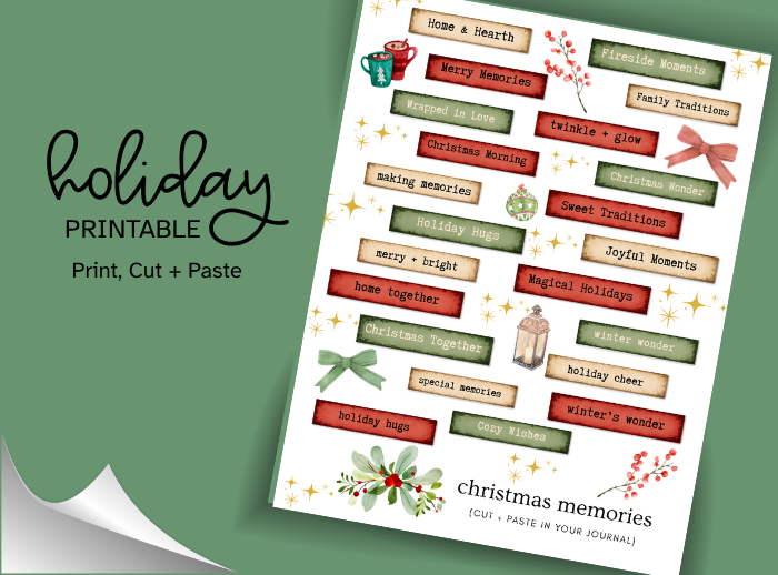Christmas Holiday Printable 