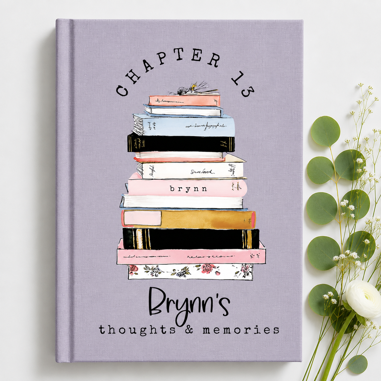 13th Birthday Keepsake Gift Journal for Girls Personalized
