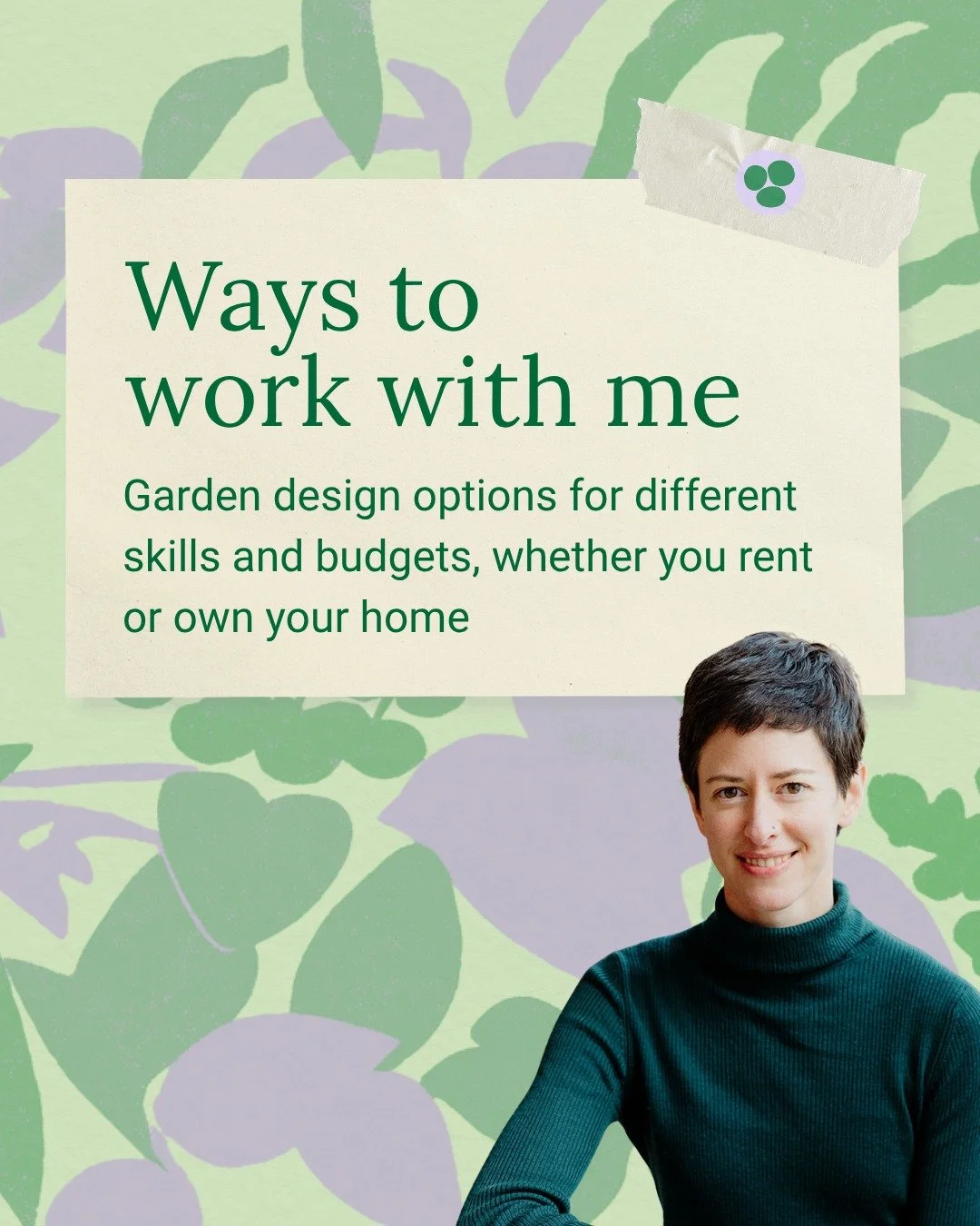 I offer a few different design options, so there's something for you whatever your budget and however hands-on you want to be. From lower cost, DIY friendly options through to full design and build. Swipe to find what suits you &rarr;

#GardenDesign 
