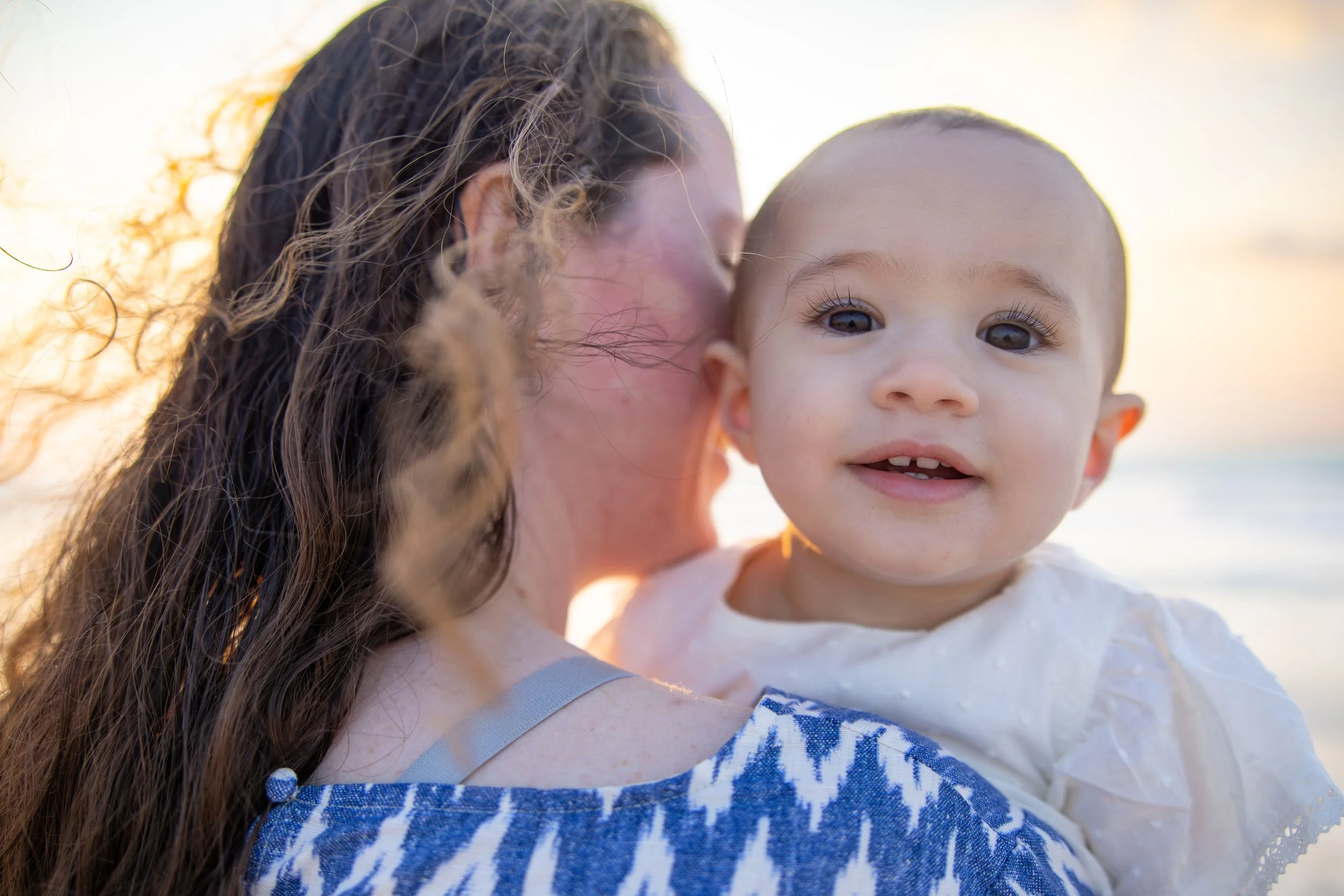Baby with Mother on the Beach Lifestyle Photography.jpg