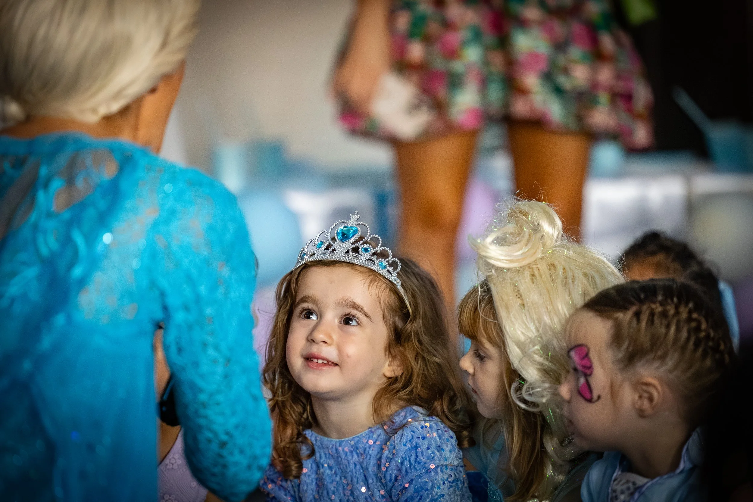 Girl Dressed as Princess at Frozen Theme Party.jpg