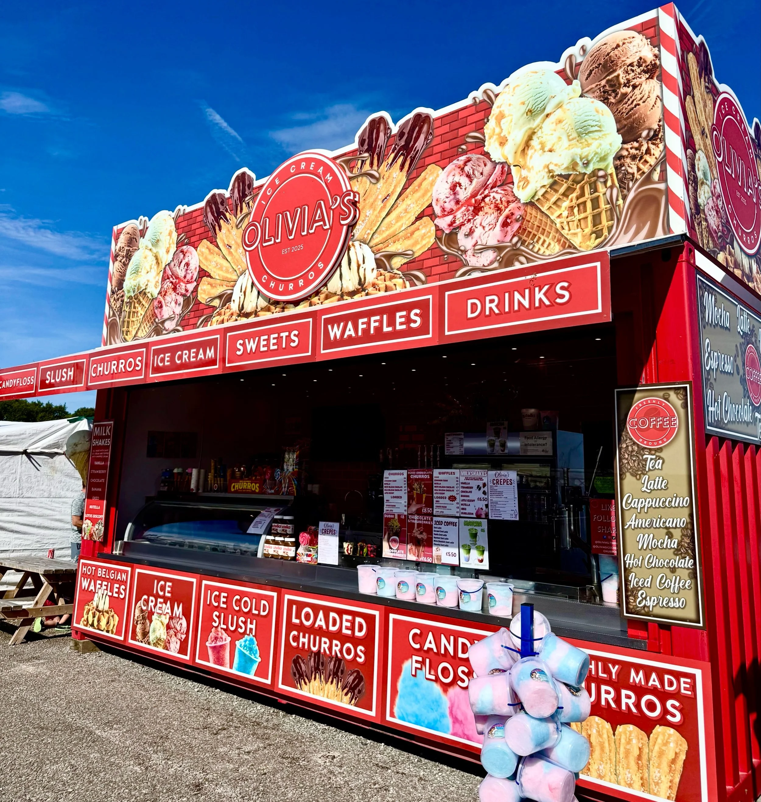 Olivia&rsquo;s looking sweet! 🍦🔥 

@olivias.tirprince | Bold, bright and built to stand out &mdash; artwork designed and produced by Showman Signs

www.showmansigns.co.uk
