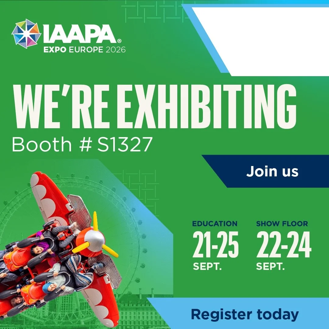 We&rsquo;re back at @iaapahq Expo Europe! 🎢🎡🎠

We can&rsquo;t wait to be back amongst the action, catching up with familiar faces, meeting new ones, and showcasing what we&rsquo;ve been working on.

📍 Find us at Booth #S1327
📅 22nd&ndash;24th Se
