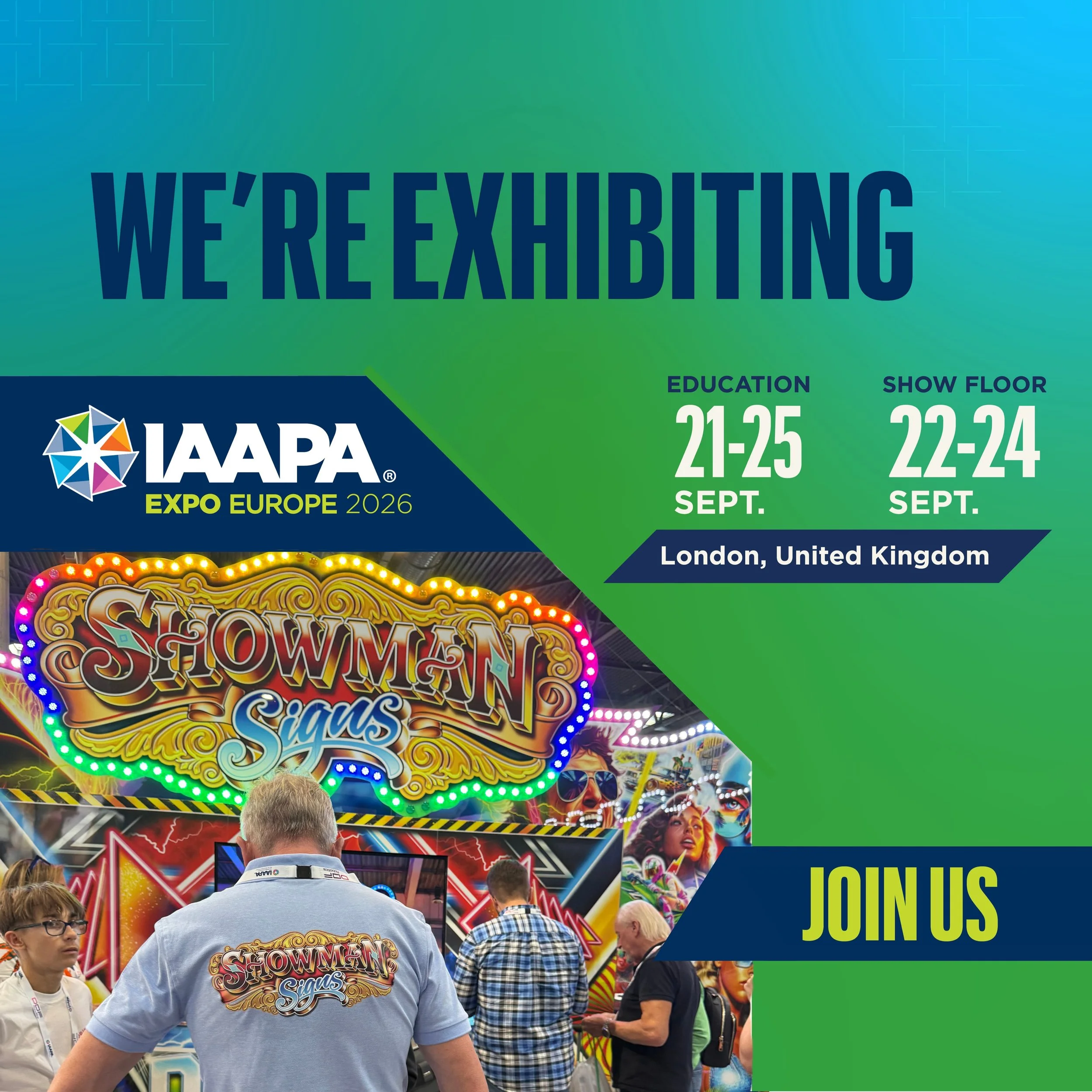 We&rsquo;re back at @iaapahq Expo Europe! 🎢🎡🎠

We can&rsquo;t wait to be back amongst the action, catching up with familiar faces, meeting new ones, and showcasing what we&rsquo;ve been working on.

📍 Find us at Booth #S1327
📅 22nd&ndash;24th Se