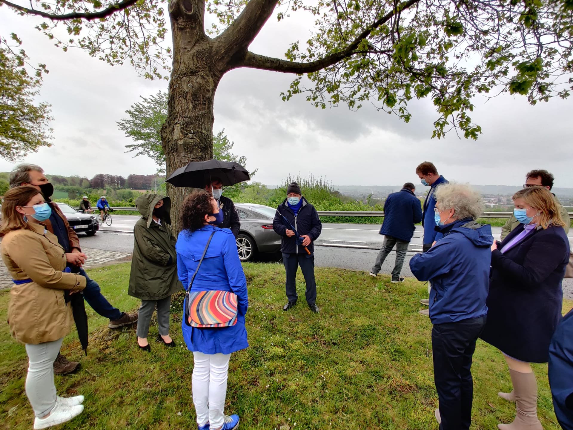 Minister Peeters bezoekt projectgebied