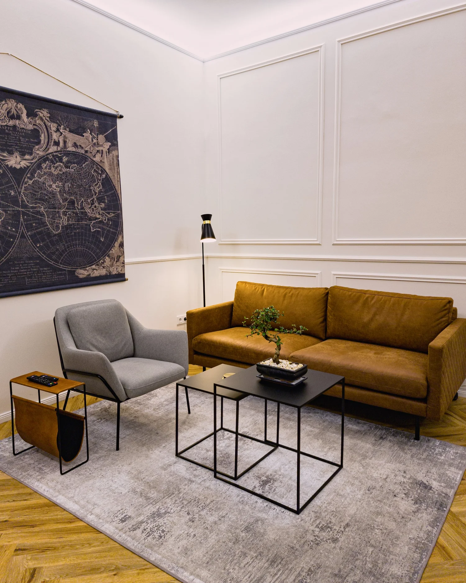 Sofabereich, Büro Dresden Altstadt