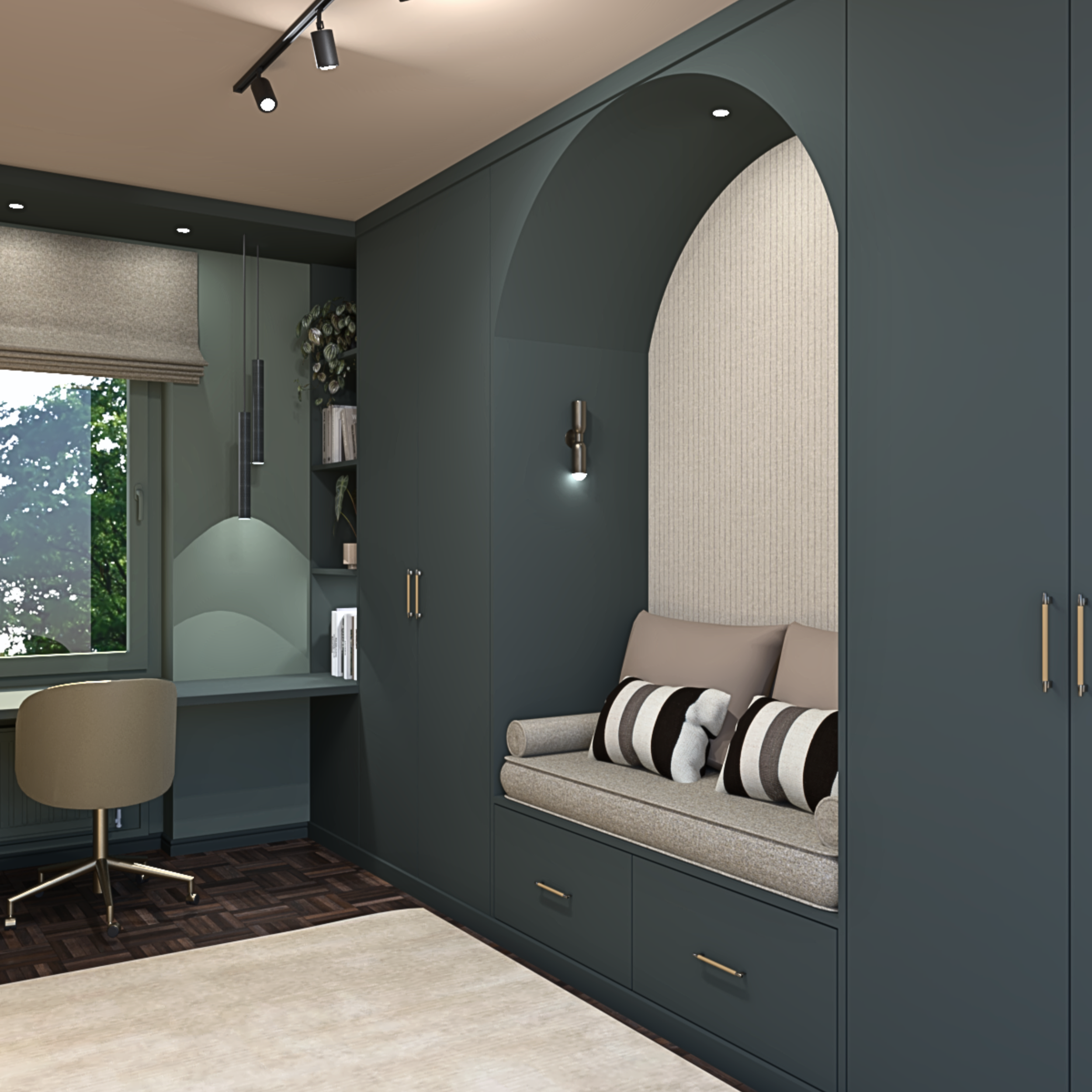 Eingerichtete Wohnung in München, Interior Design von Maria Levich