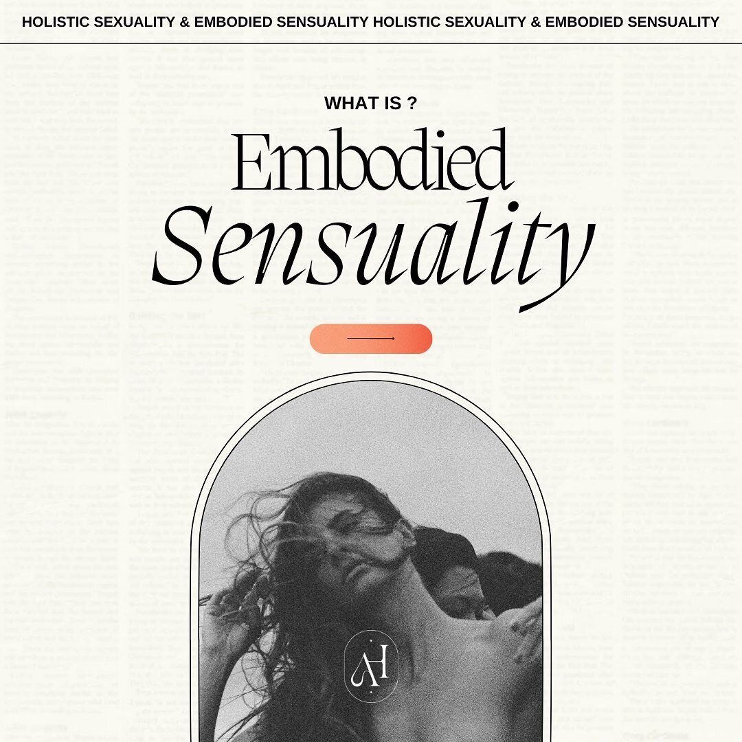 〰️ 𝑬𝒎𝒃𝒐𝒅𝒊𝒆𝒅 𝑺𝒆𝒏𝒔𝒖𝒂𝒍𝒊𝒕𝒚 𝑺𝒆𝒔𝒔𝒊𝒐𝒏𝒔 〰️

Embodied Sensuality can involve practices such as mindful sensual movement, sensory exploration, conscious self-pleasure, meditation, self-massage, breathwork, and it is often associated w