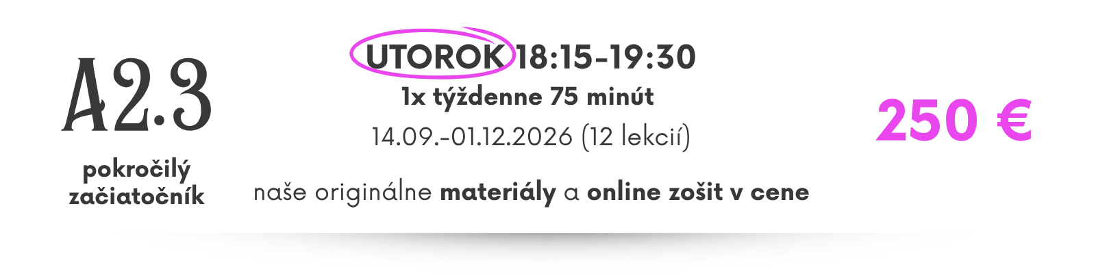 kurz francúzštiny pre pokročilých začiatočníkov