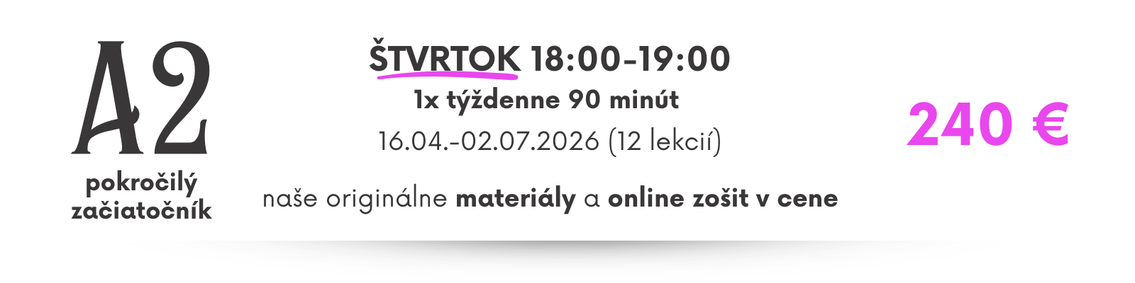 online kurzy francúzštiny v mini skupinkách