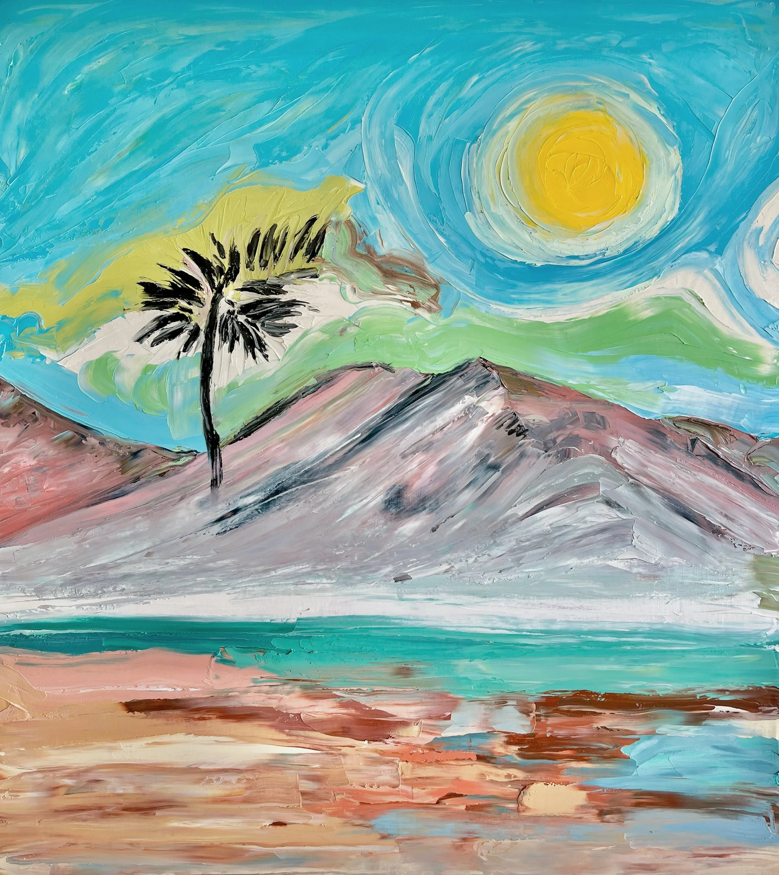 'OASIS' 93.5 cm x 103 cm Oil on canvas