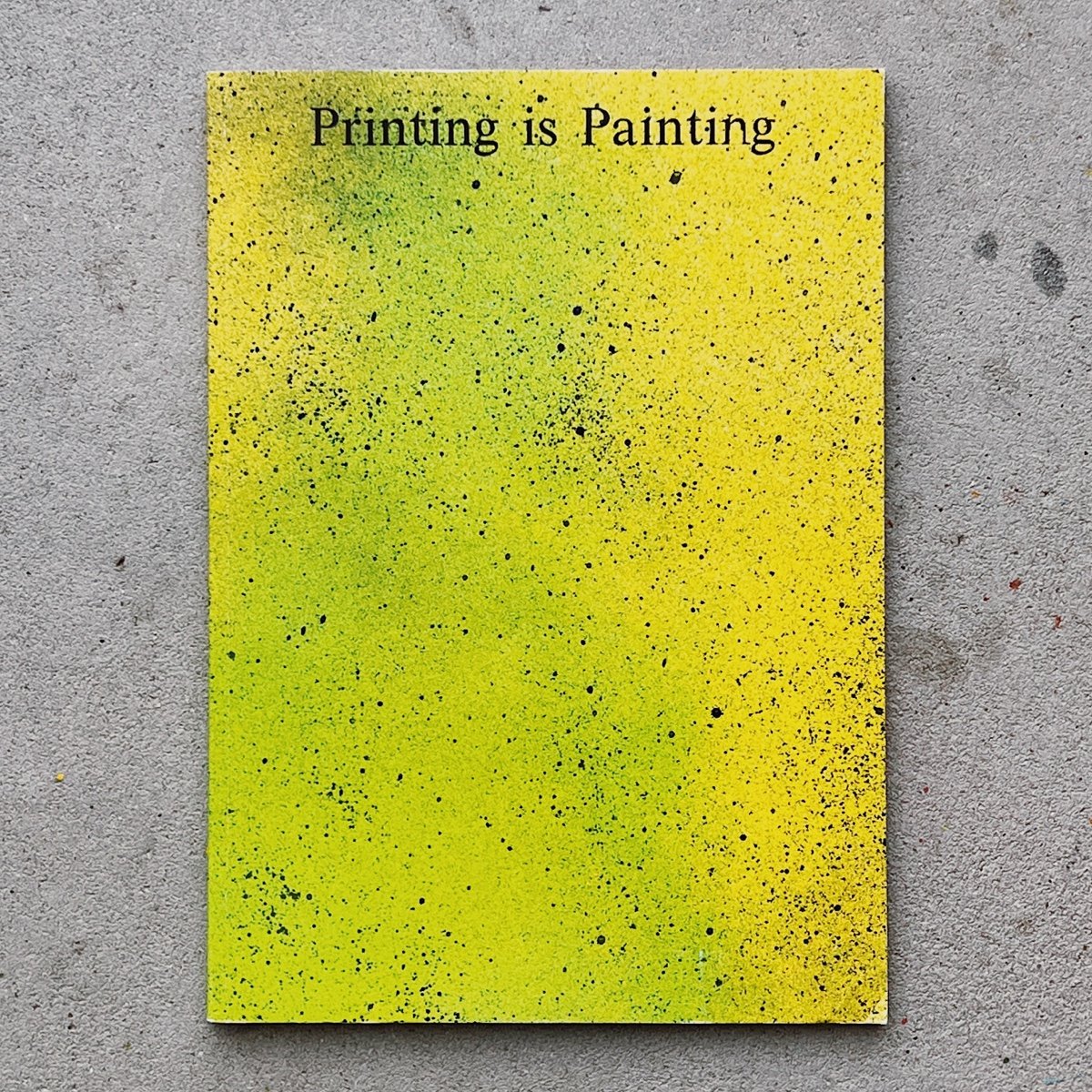 Printing is Painting