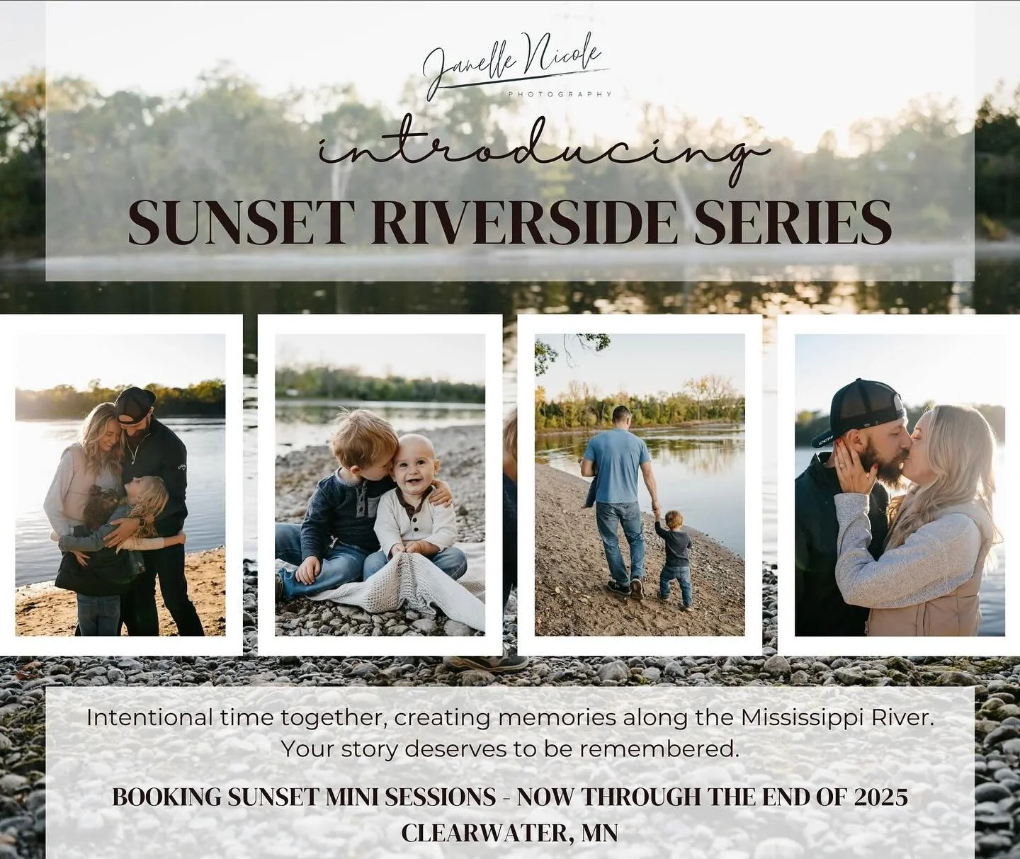 Hey, remember when I said I wasn&rsquo;t gonna do any more sessions for the year?! Well..

✨ I&rsquo;m beyond excited to introduce the SUNSET RIVERSIDE SERIES! Imagine yourself strolling along the riverside, surrounded by the warm glow of the setting