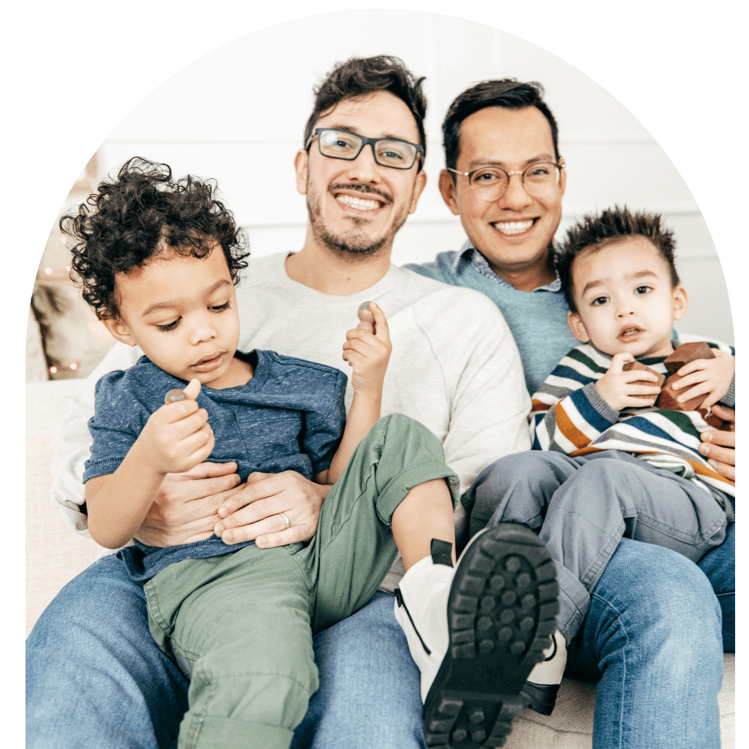 Image of a family together representing parenting therapy in Orlando.