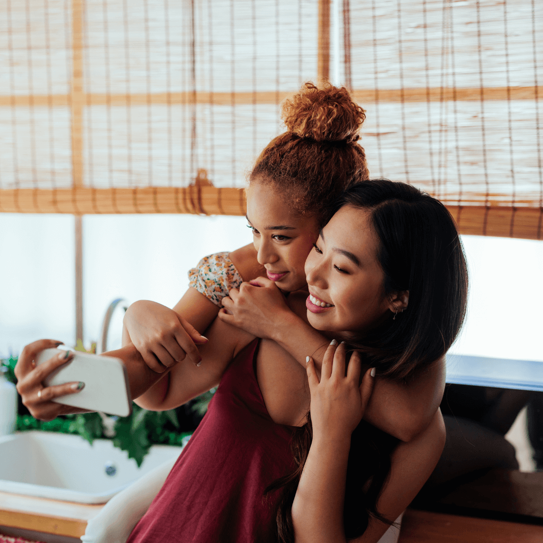 Image of a happy couple shows them learning how to deal with emotionally immature partner