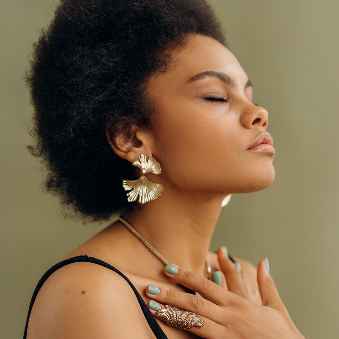 Image of someone breathing and practicing grounding representing Anxiety Therapy