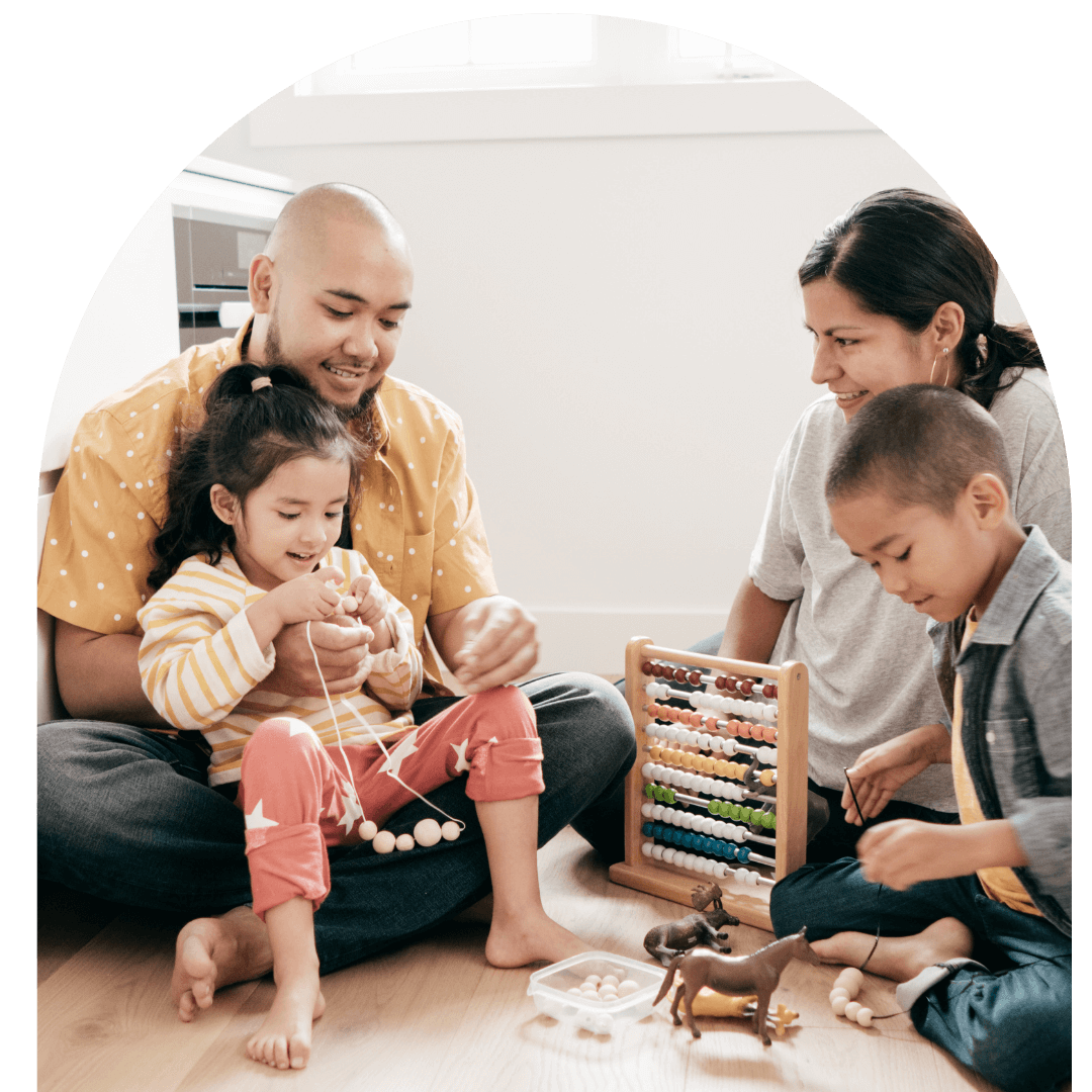 Image of a family together representing parenting therapy in Orlando.