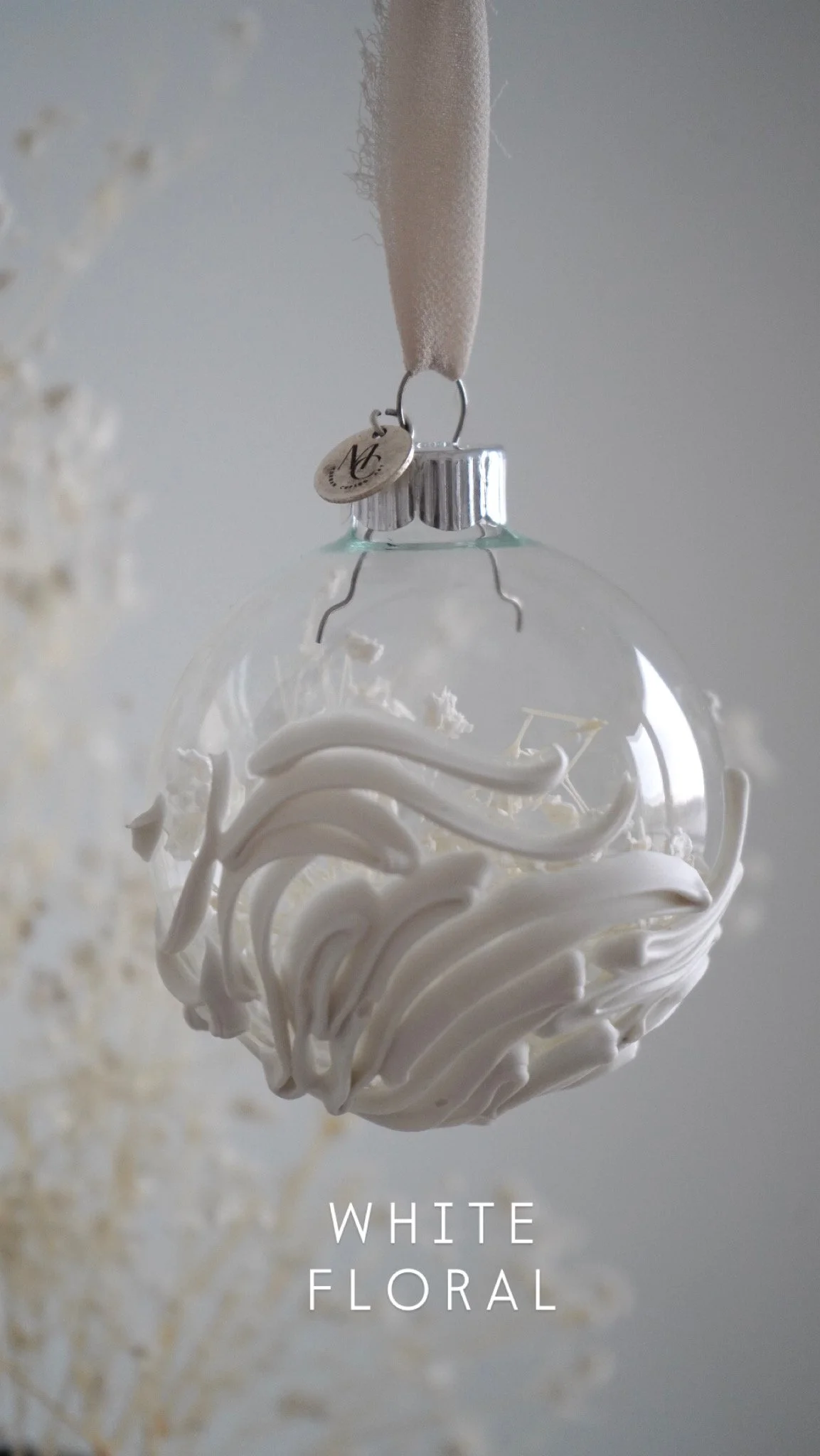 Filled Glass Ornament