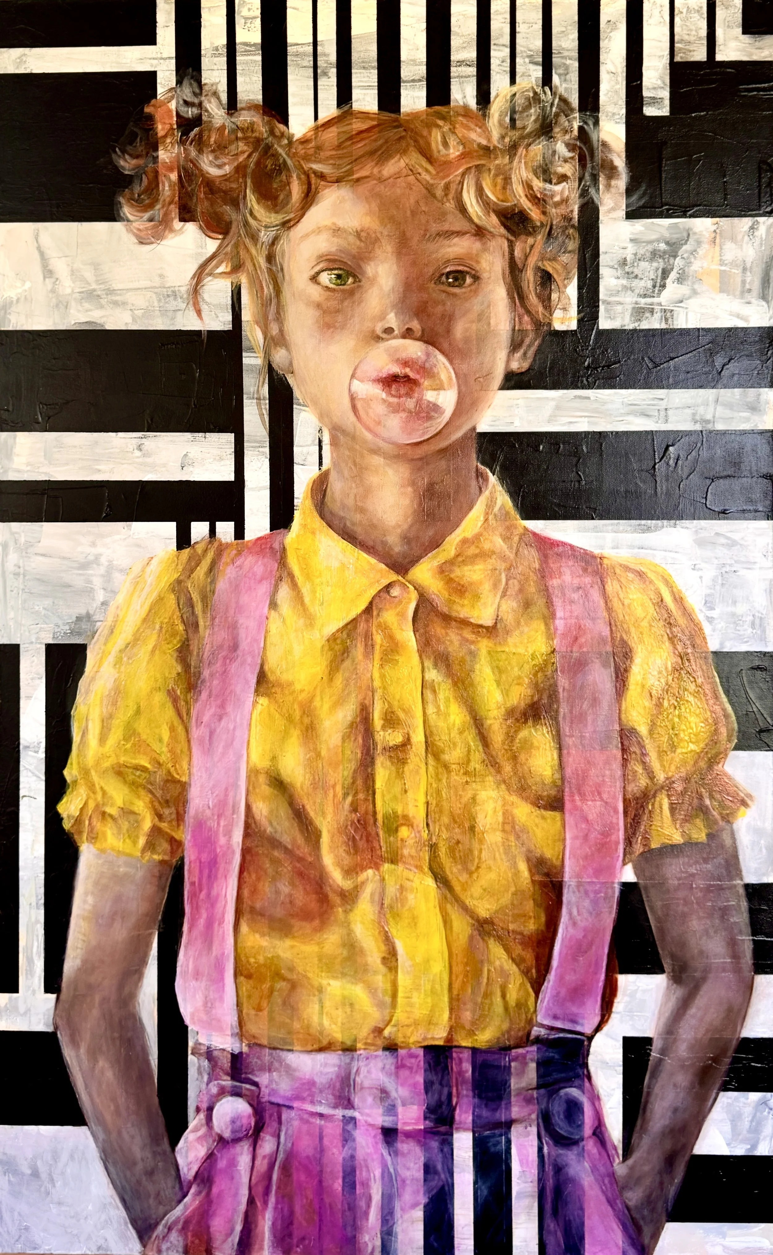 Commission painting by Dina Doyle